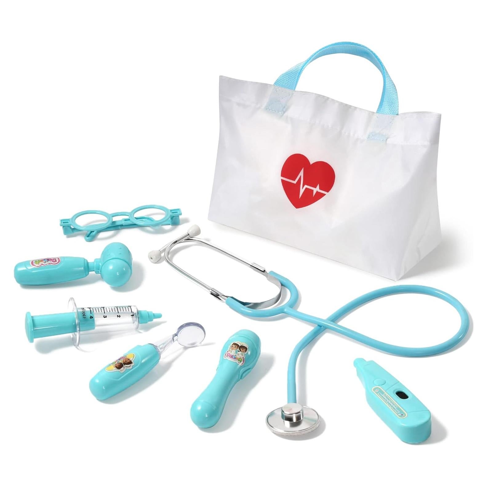 Kit de Doctor para Niños Phobby 8 Piezas con Estetoscopio