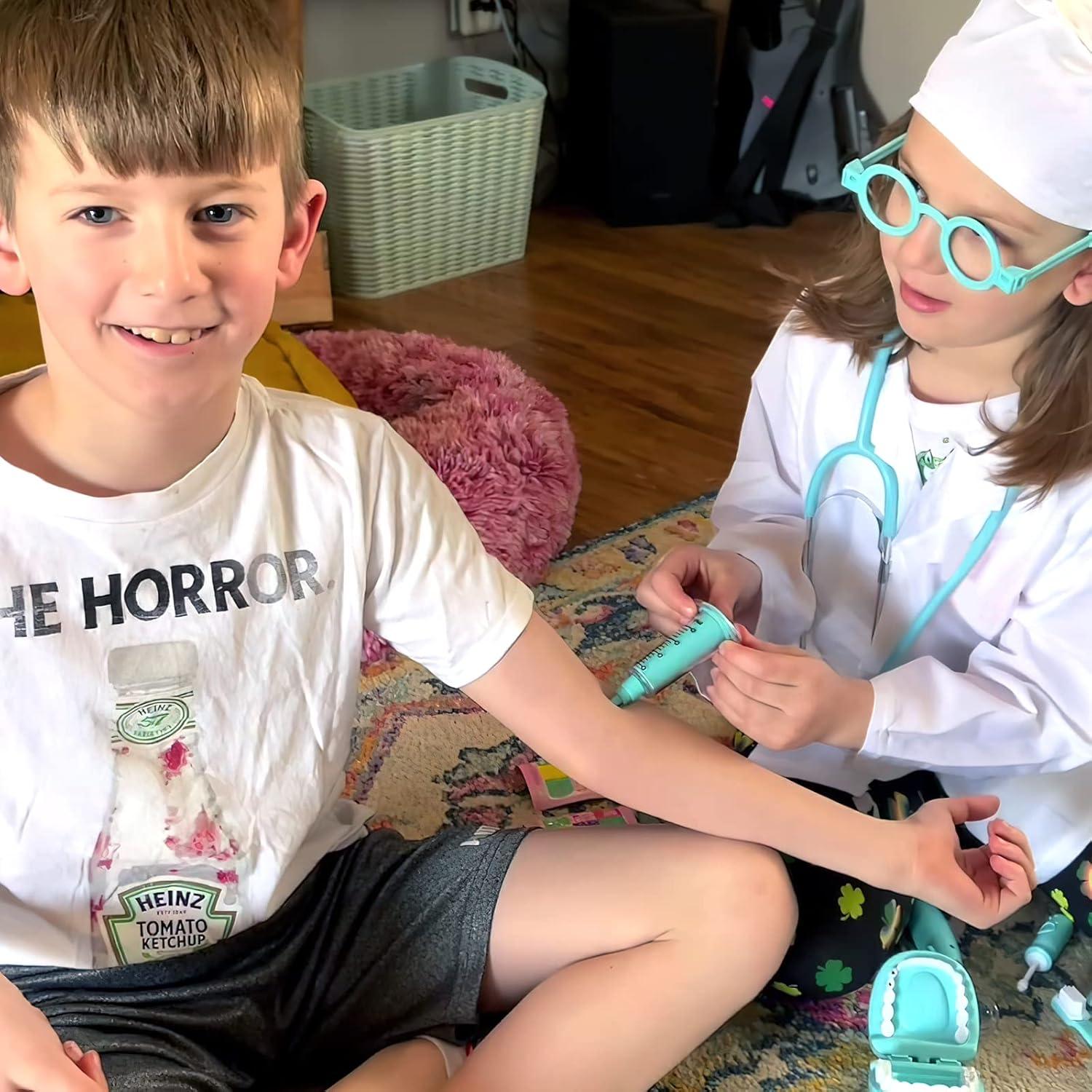 Kit de Doctor para Niños Phobby 8 Piezas con Estetoscopio