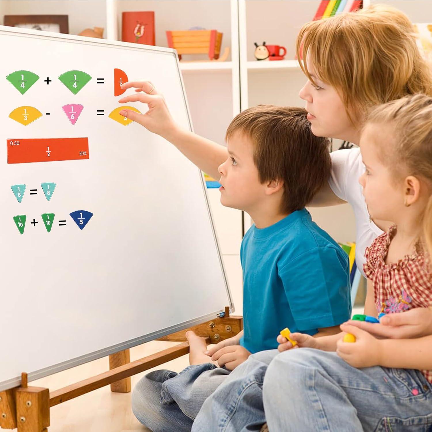 Rompecabezas Educativo Magnético de Fracciones CCBLZLL - 110 Piezas