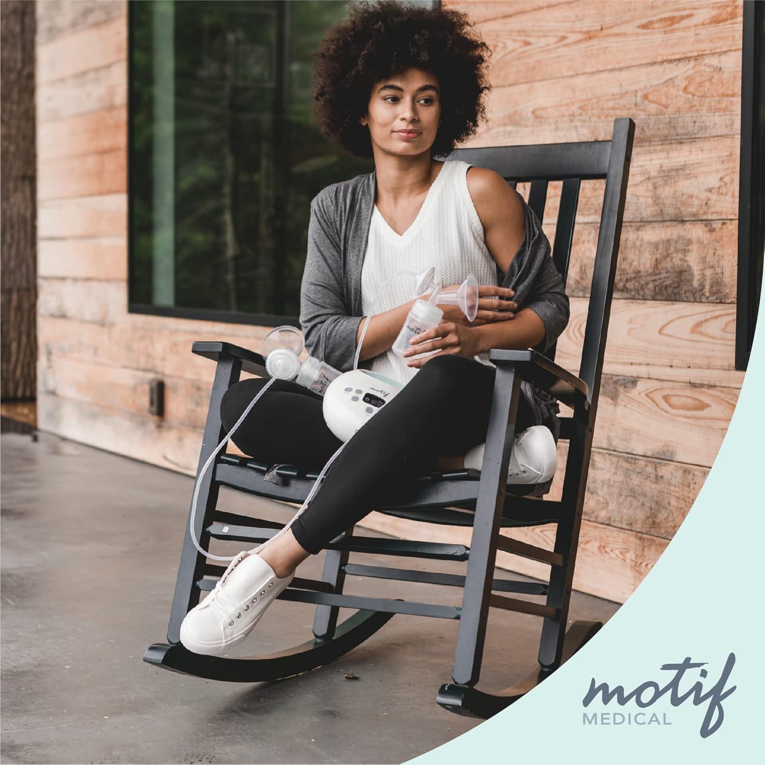 Extractor de Leche Motif Medical Luna - Flanges 16mm Comodidad