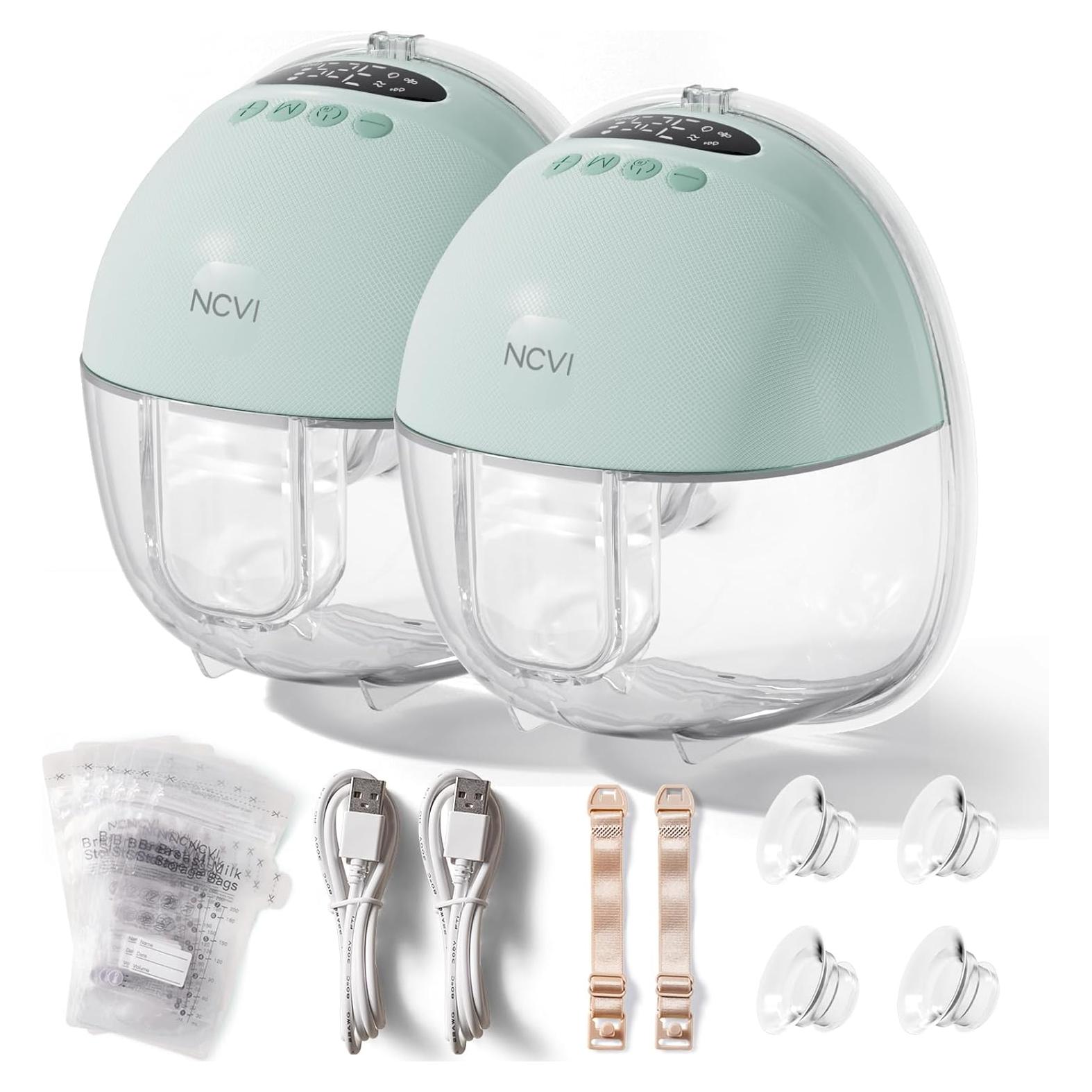 Bomba de Pecho Eléctrica NCVI Portátil 2 Paquete 1400mAh