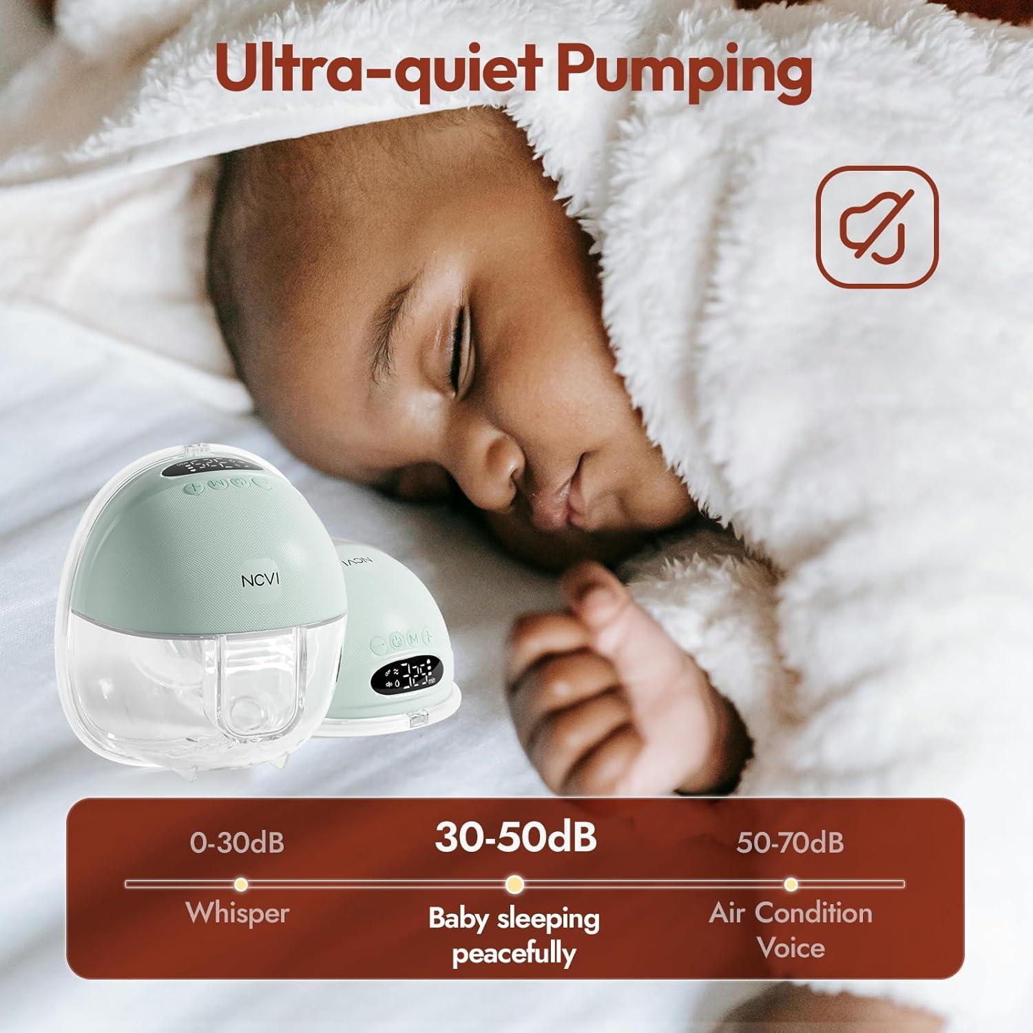 Bomba de Pecho Eléctrica NCVI Portátil 2 Paquete 1400mAh