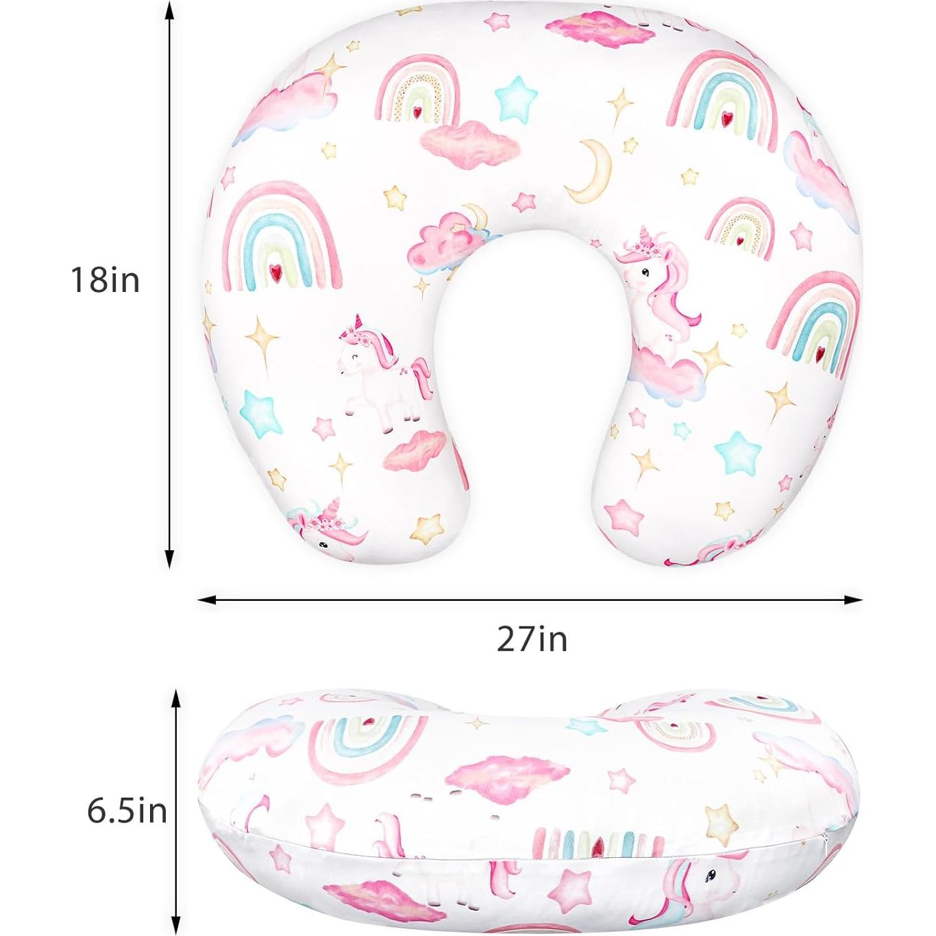 Funda de Almohada de Lactancia Pea Pod Unicornio Suave 119g