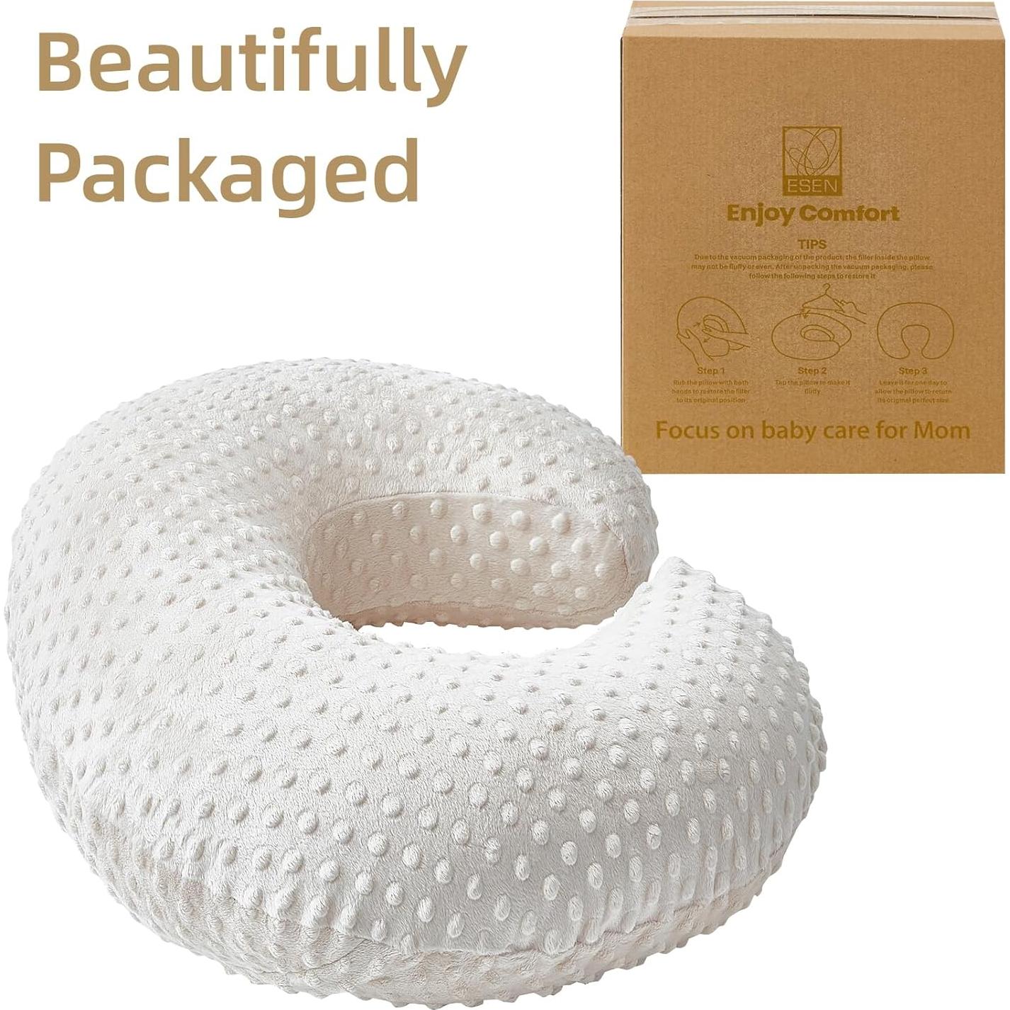 Almohada de Lactancia ESEN Semicircular Beige 57x46 cm