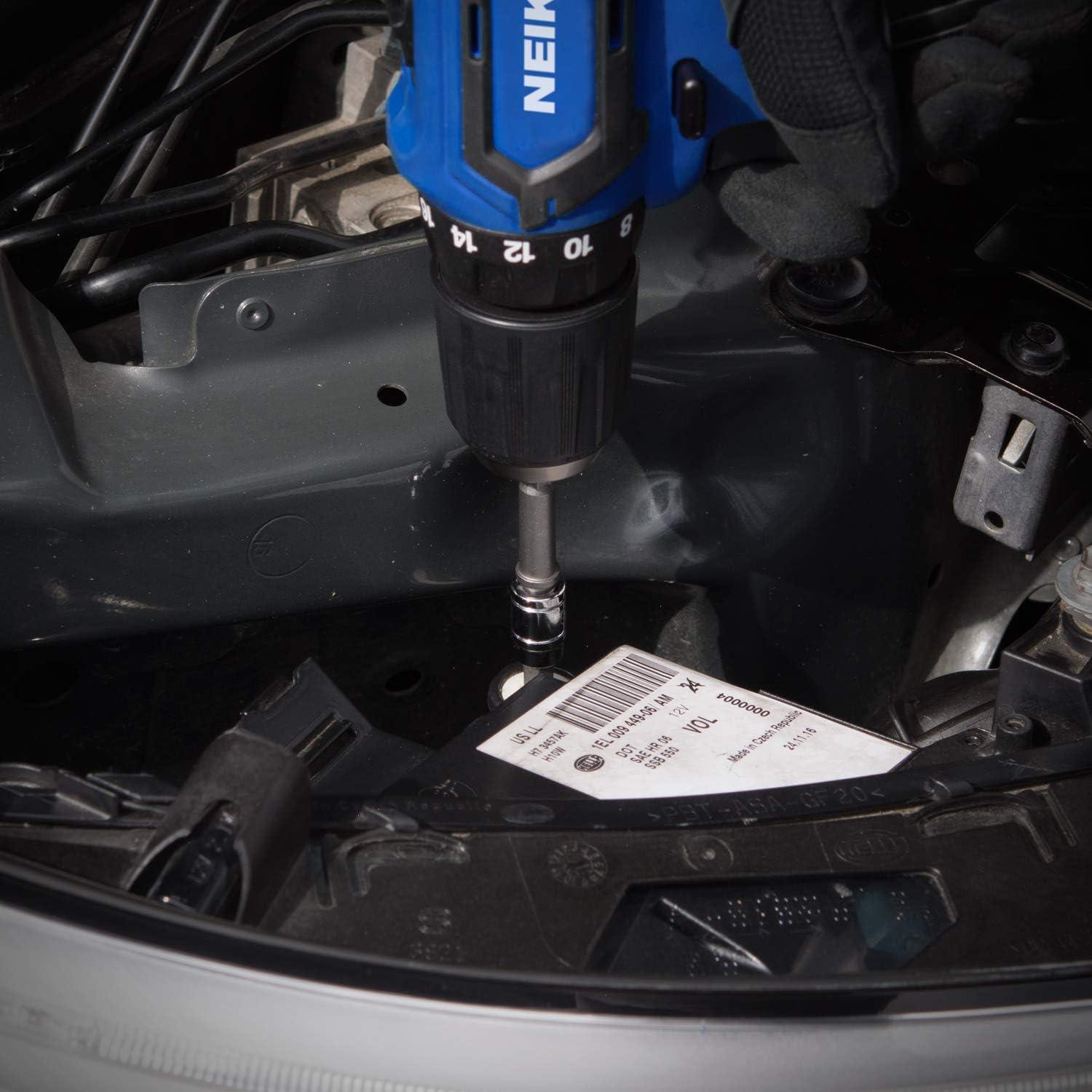 Juego de Adaptadores de Enchufe NEIKO 00257 - 9 Piezas Acero CrV