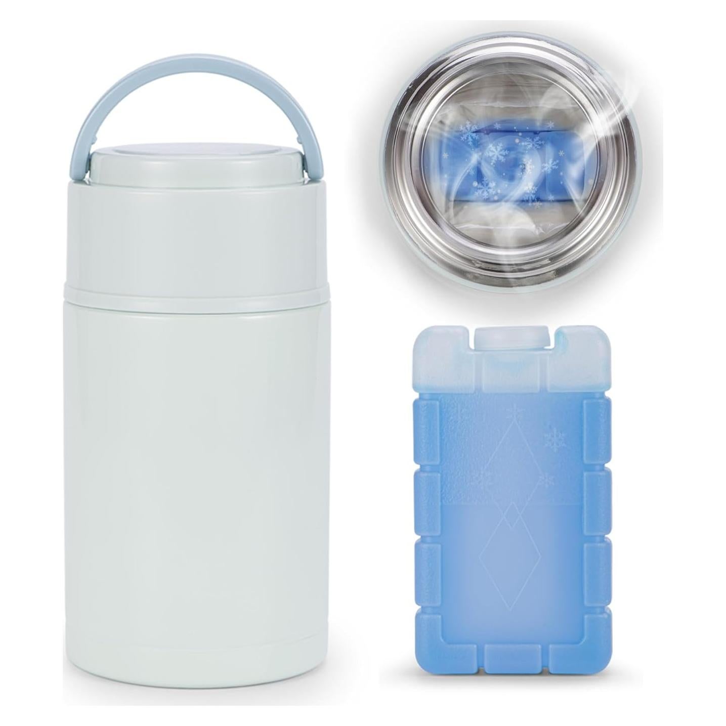 Enfriador de Leche Materna SINSUFUR Acero Inoxidable 1.18L Azul