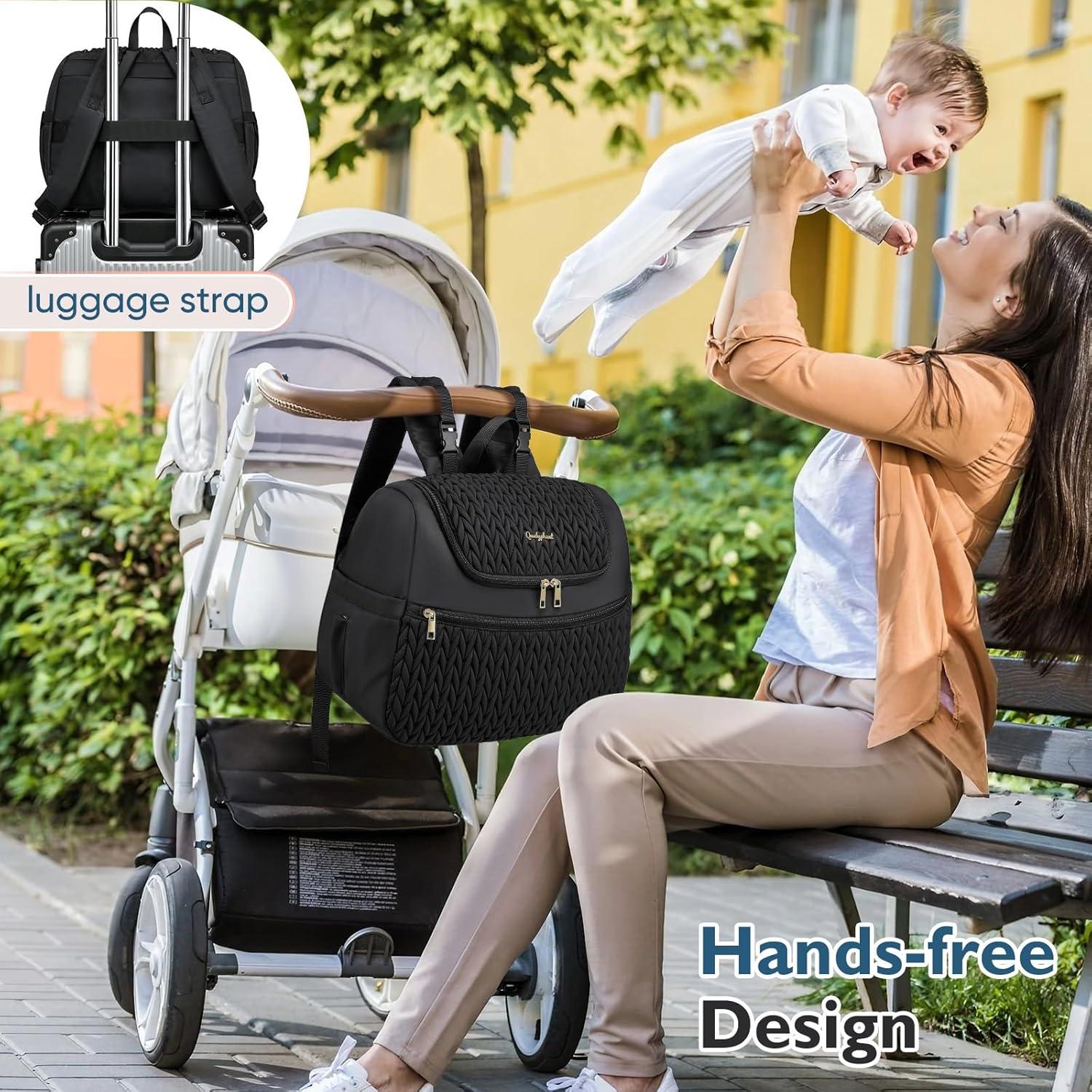 Mochila para Extractor de Leche Spectra S1/S2 y Pañales - Negra