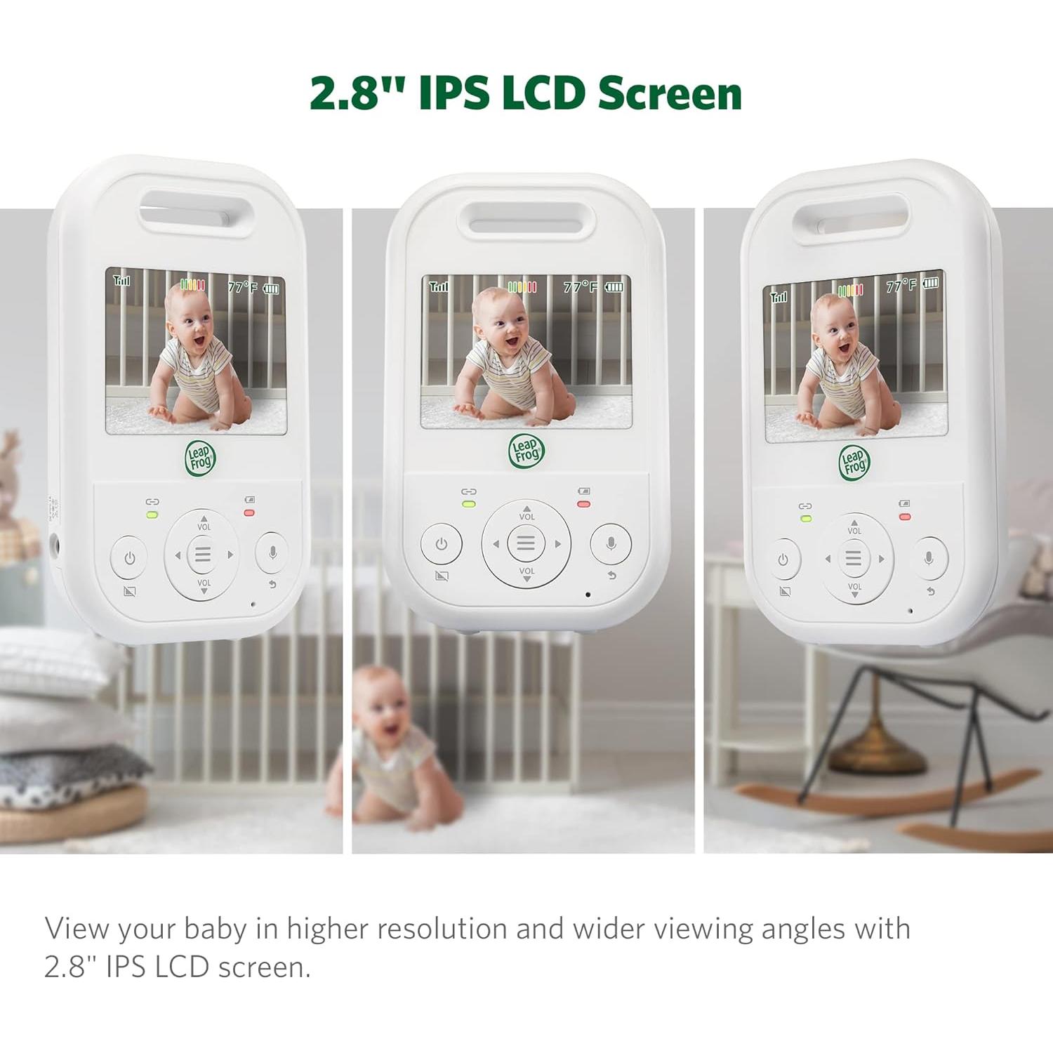 Monitor de Bebés LeapFrog LF2423 con Pantalla 2.8" y Audio Bidireccional