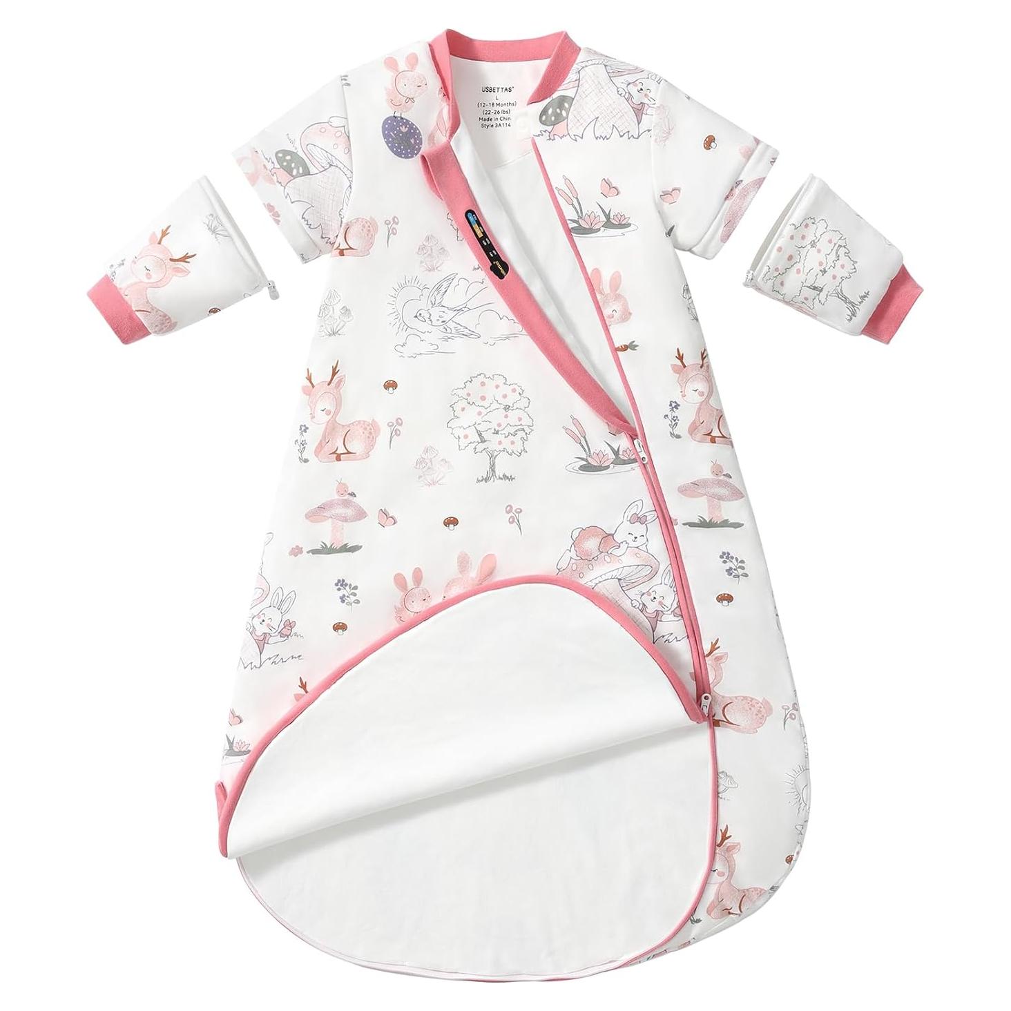 Saco de Sueño Algodón 1.0 Tog Conejo 3-6 Meses