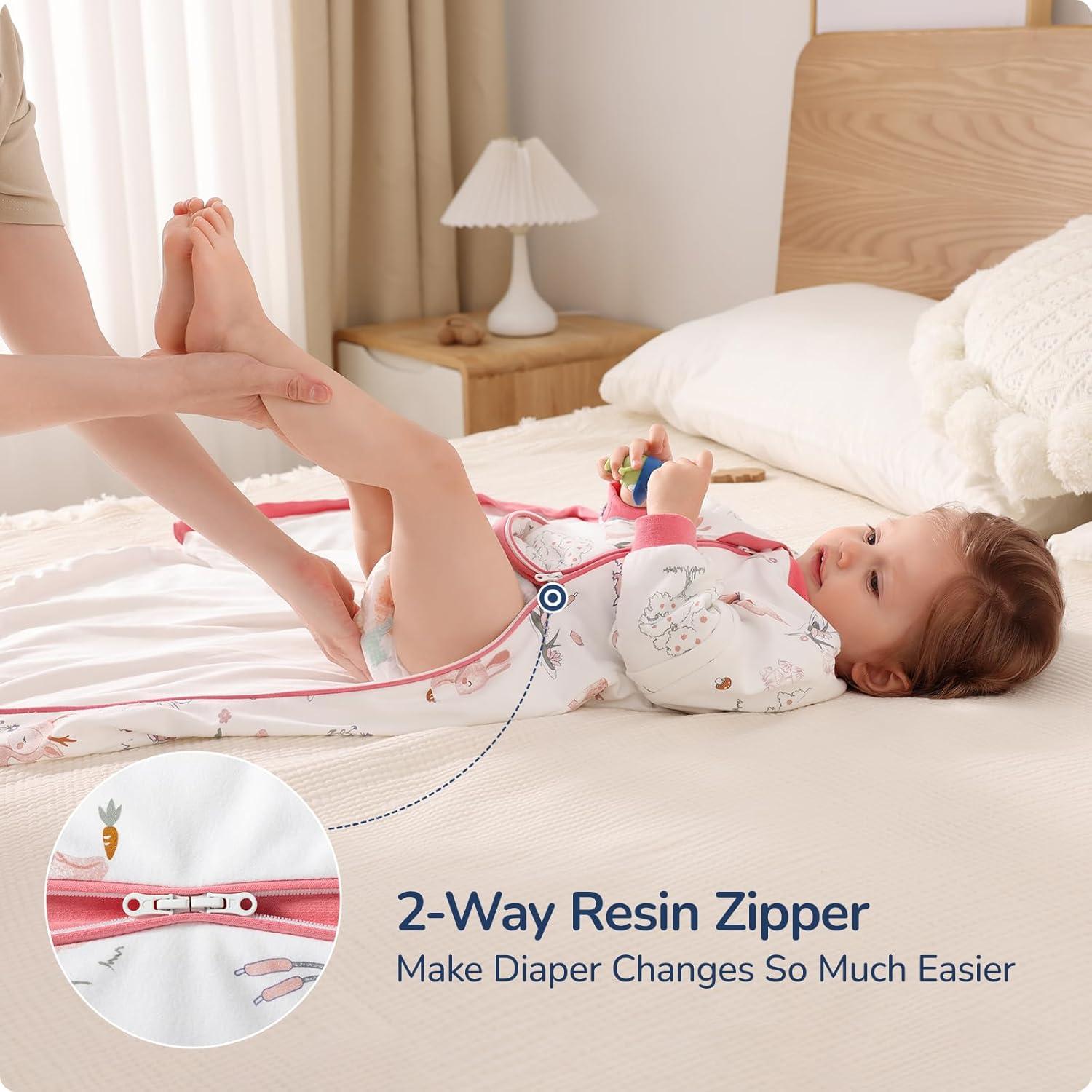 Saco de Sueño Algodón 1.0 Tog Conejo 3-6 Meses