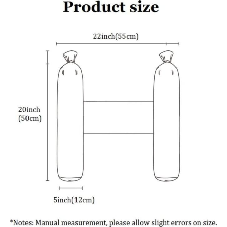 Almohada Multifuncional Reidio Ajustable 55x55 cm Algodón