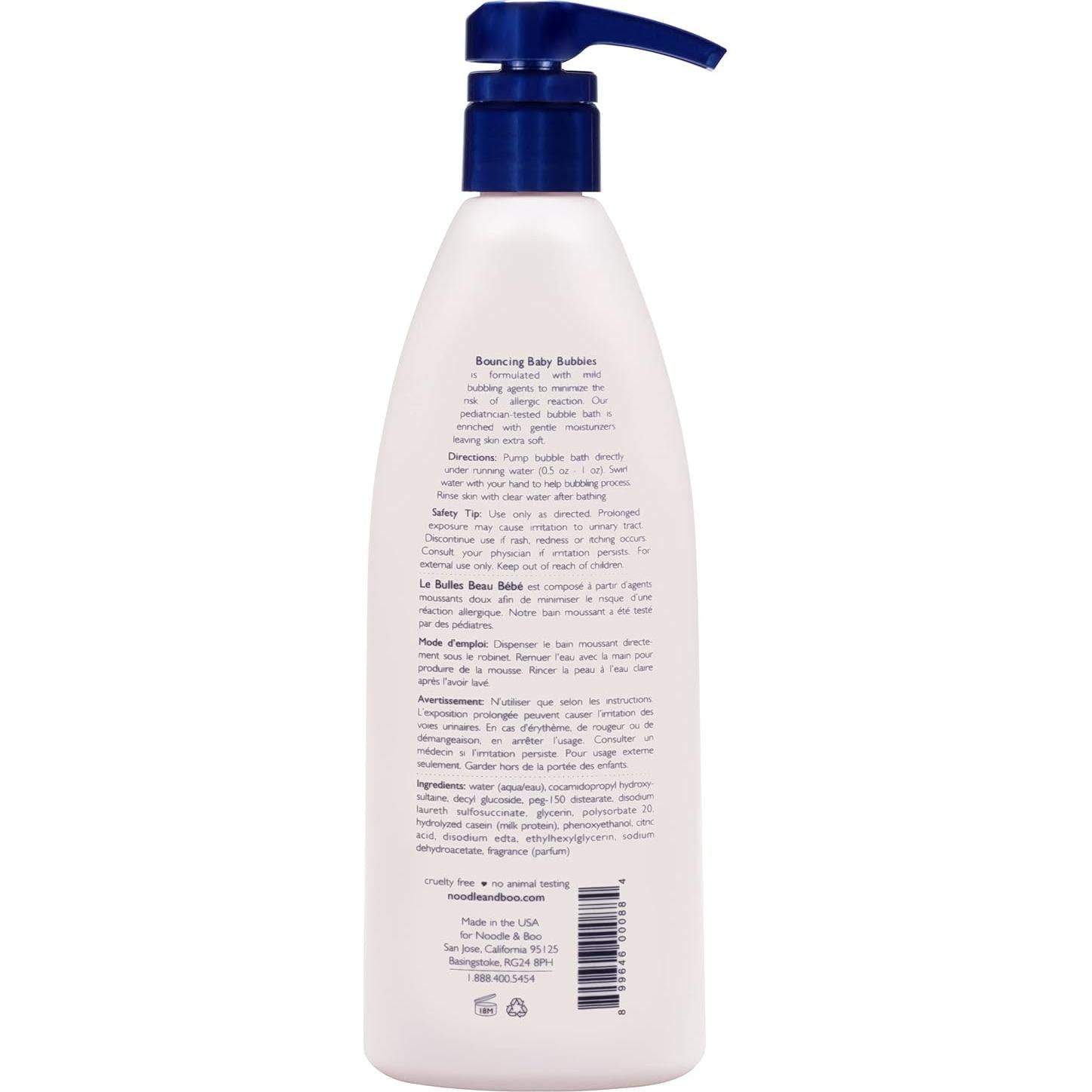 Bubbles para Piel Sensible Noodle & Boo 473 ml Hipoalergénico