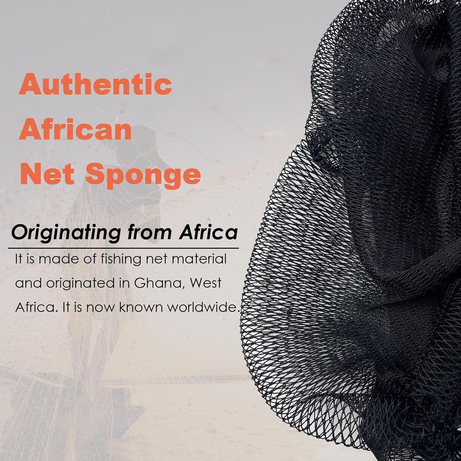 Esponja Exfoliante Africana NEBOCA - Limpieza Profunda Negra