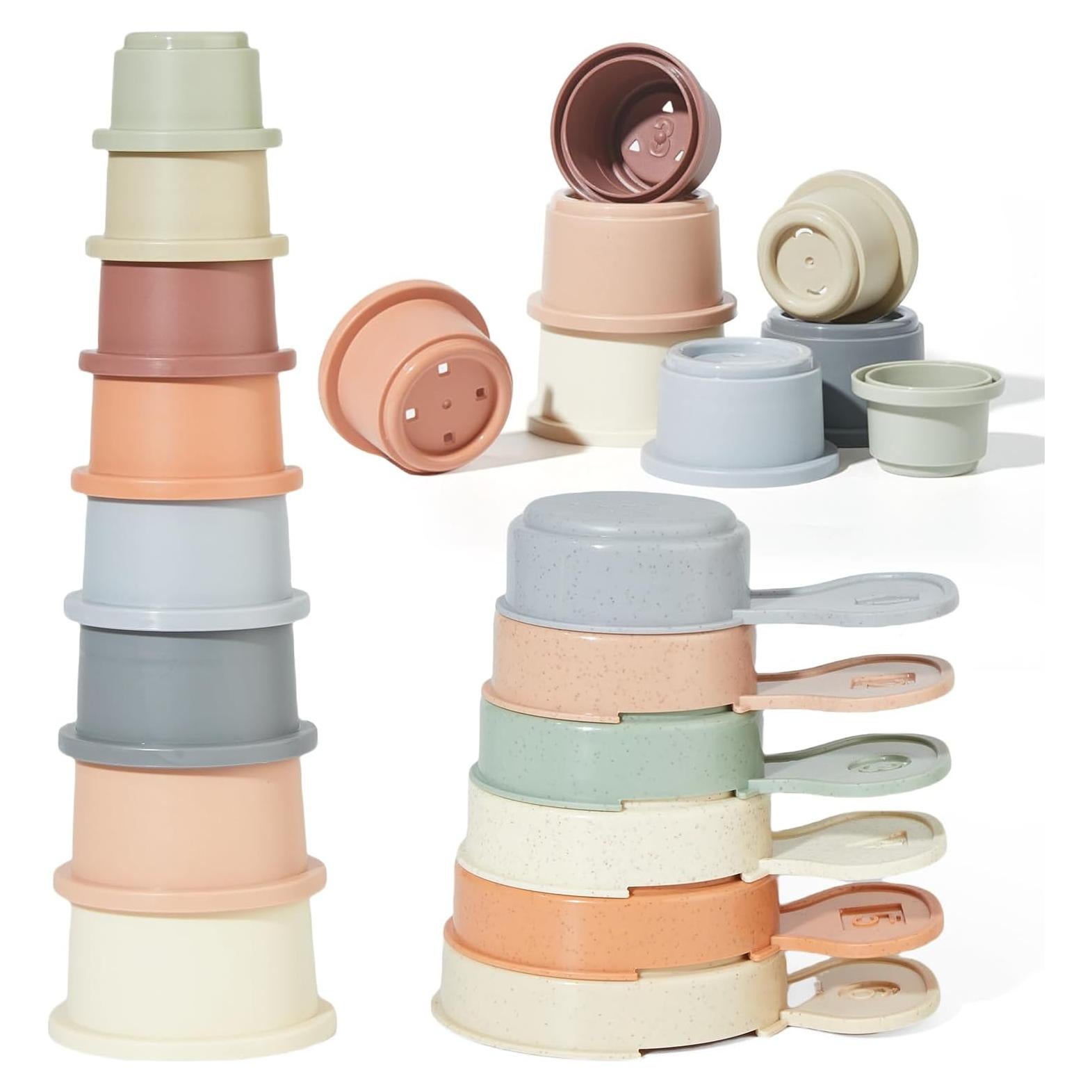 Juguetes de baño AMCHSURI 14 PCS para bebés 6-15 meses