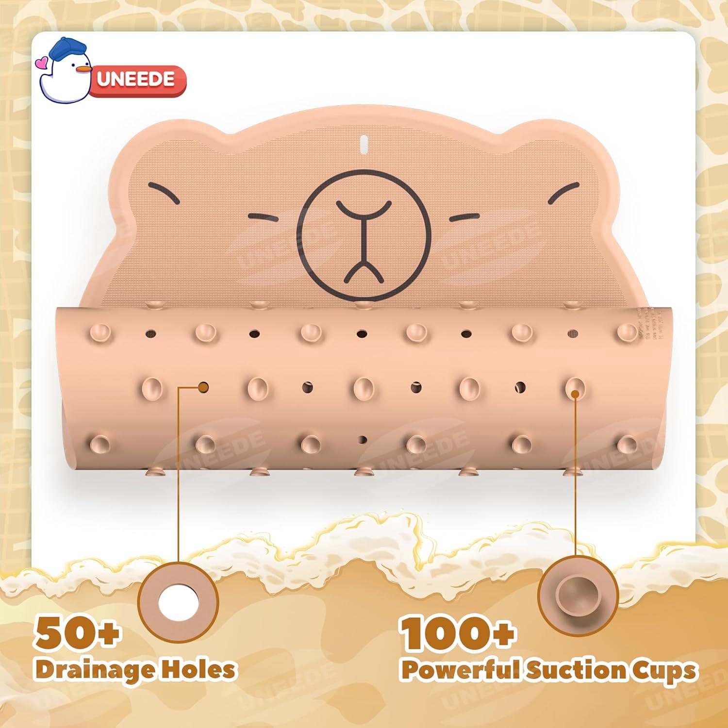 Alfombrilla de Baño Antideslizante UNEEDE Capibara 76.2x45.7cm