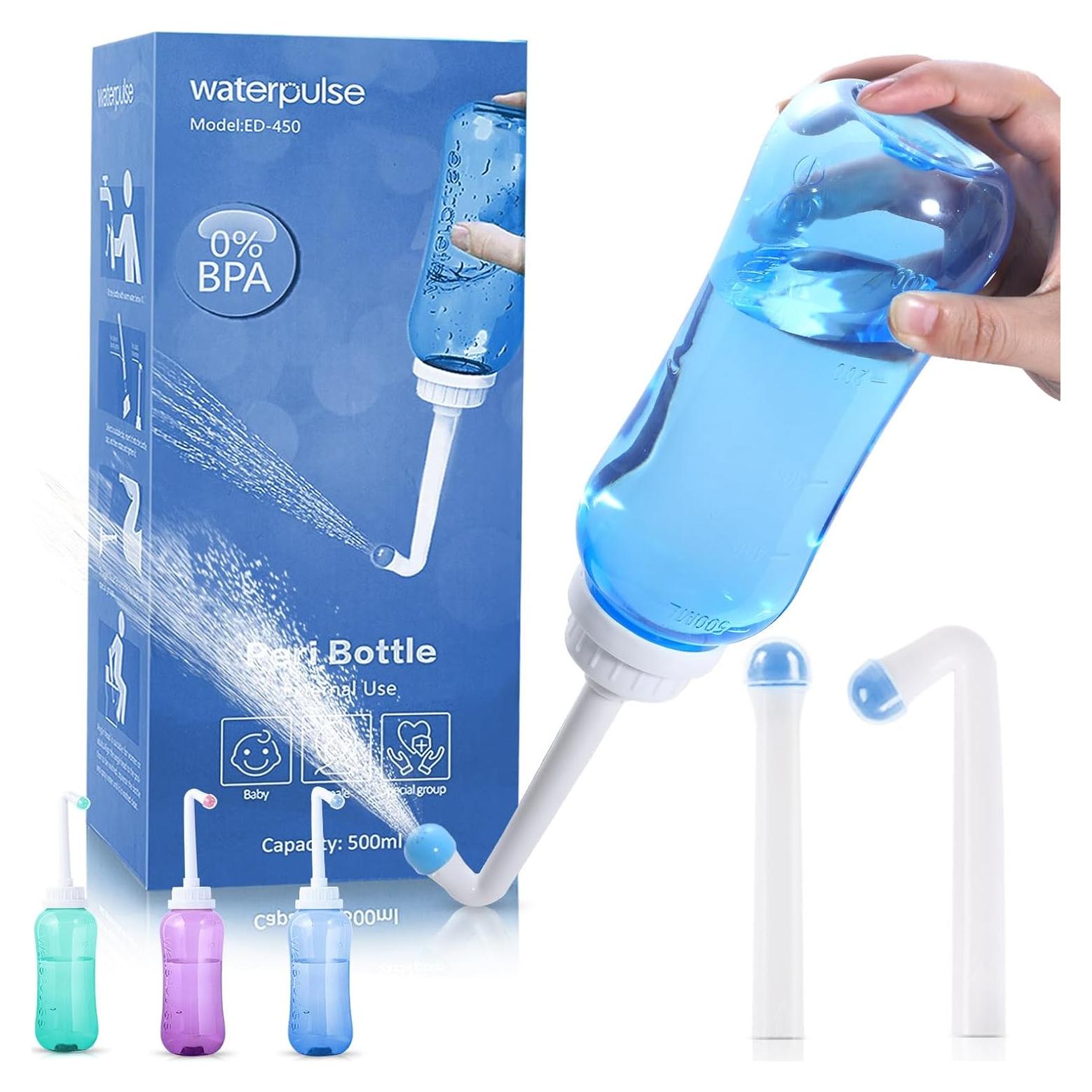 Botella Peri PropoDusche 500ml - Bidet Portátil Postparto Azul