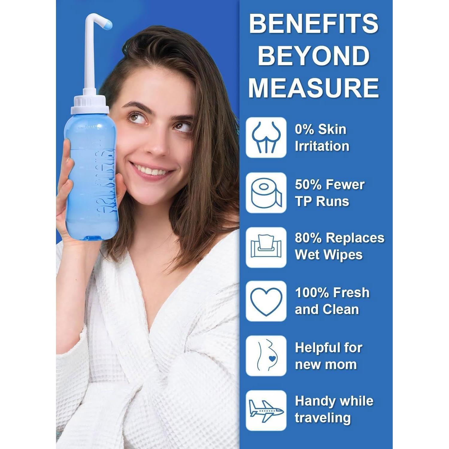 Botella Peri PropoDusche 500ml - Bidet Portátil Postparto Azul