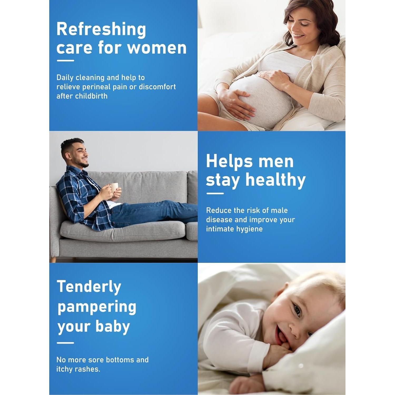 Botella Peri PropoDusche 500ml - Bidet Portátil Postparto Azul