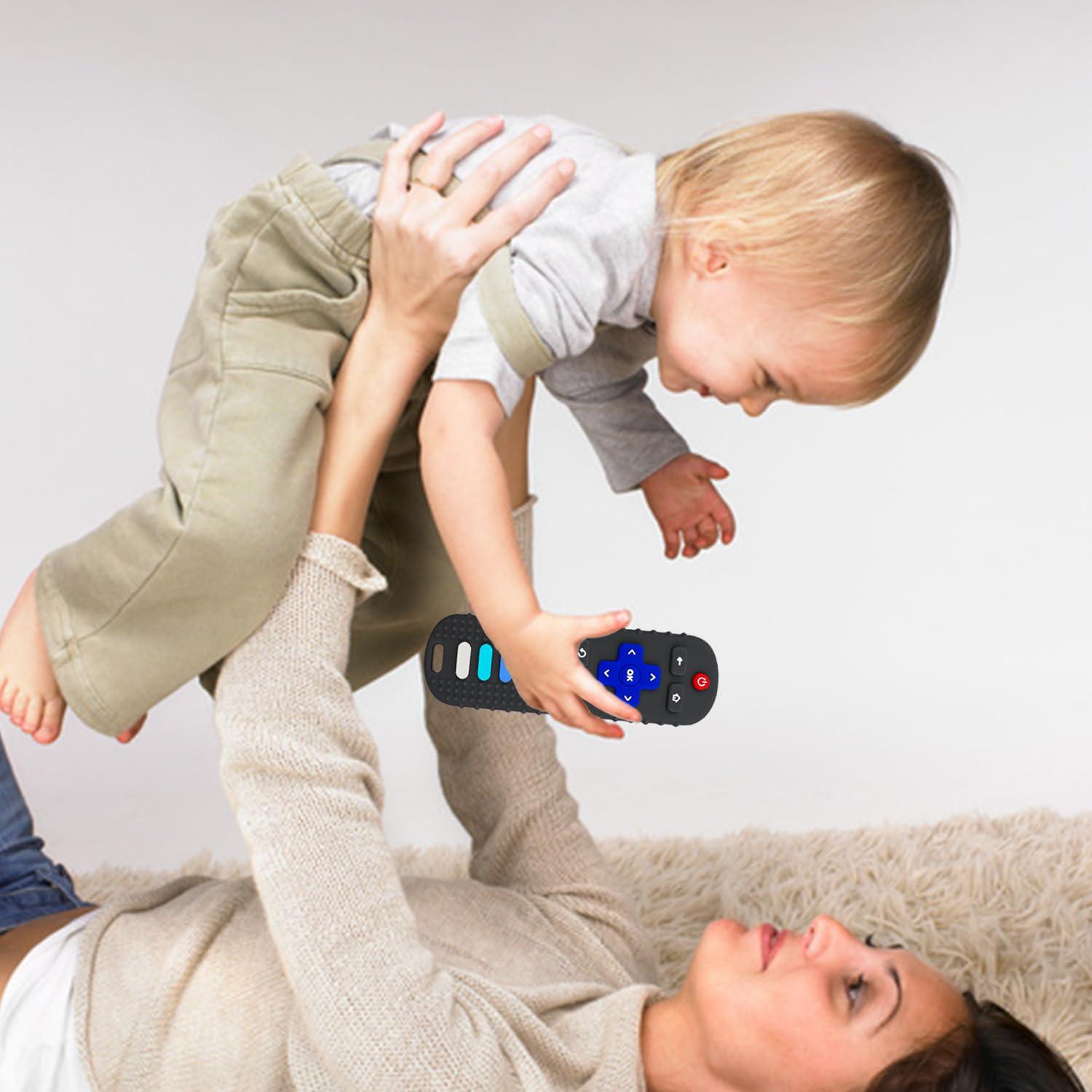 YAPROMO Juguetes de Dentición para Bebés Control Remoto Silicona