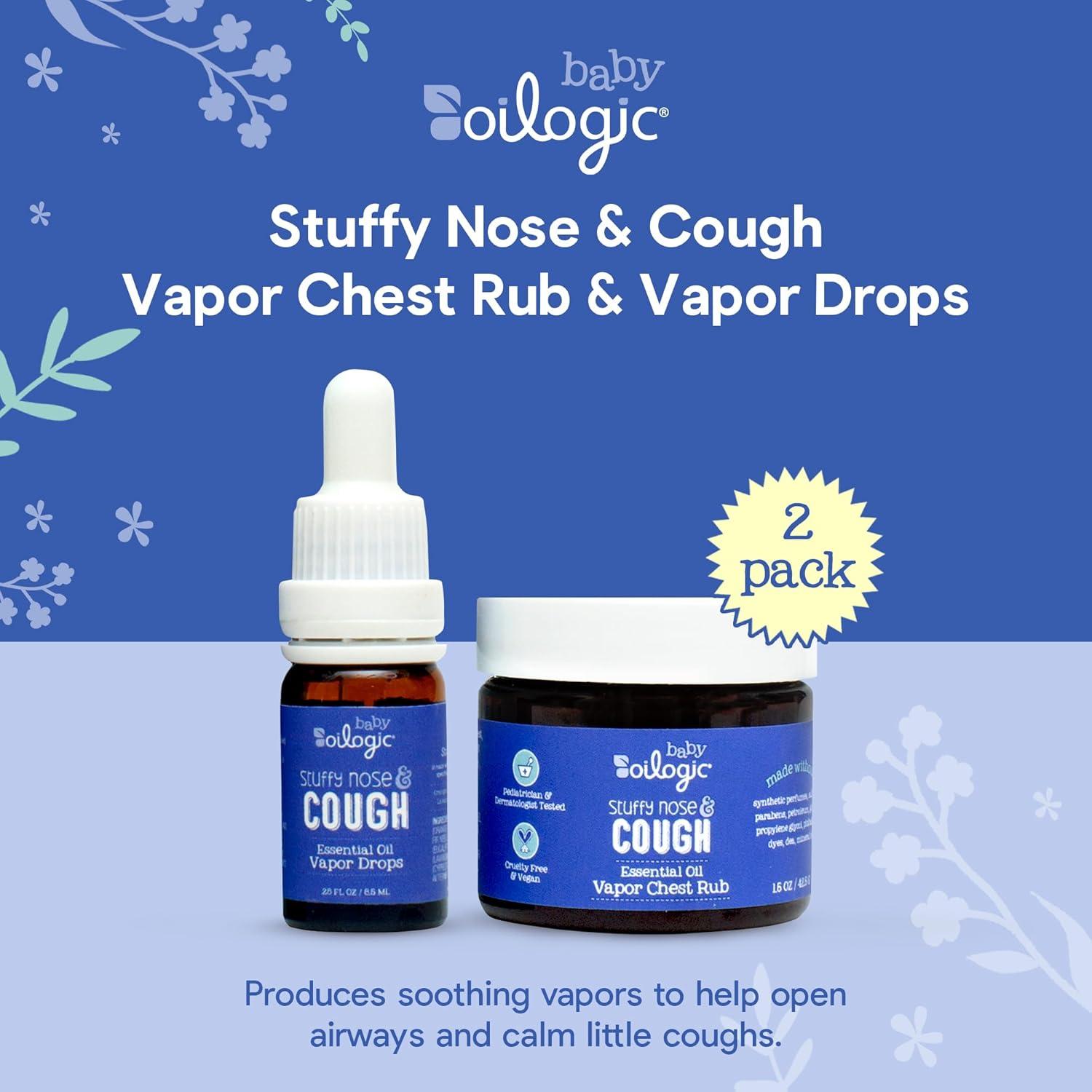 Aceite Lógico Gotas de Vapor y Ungüento para Bebés 1.5 oz