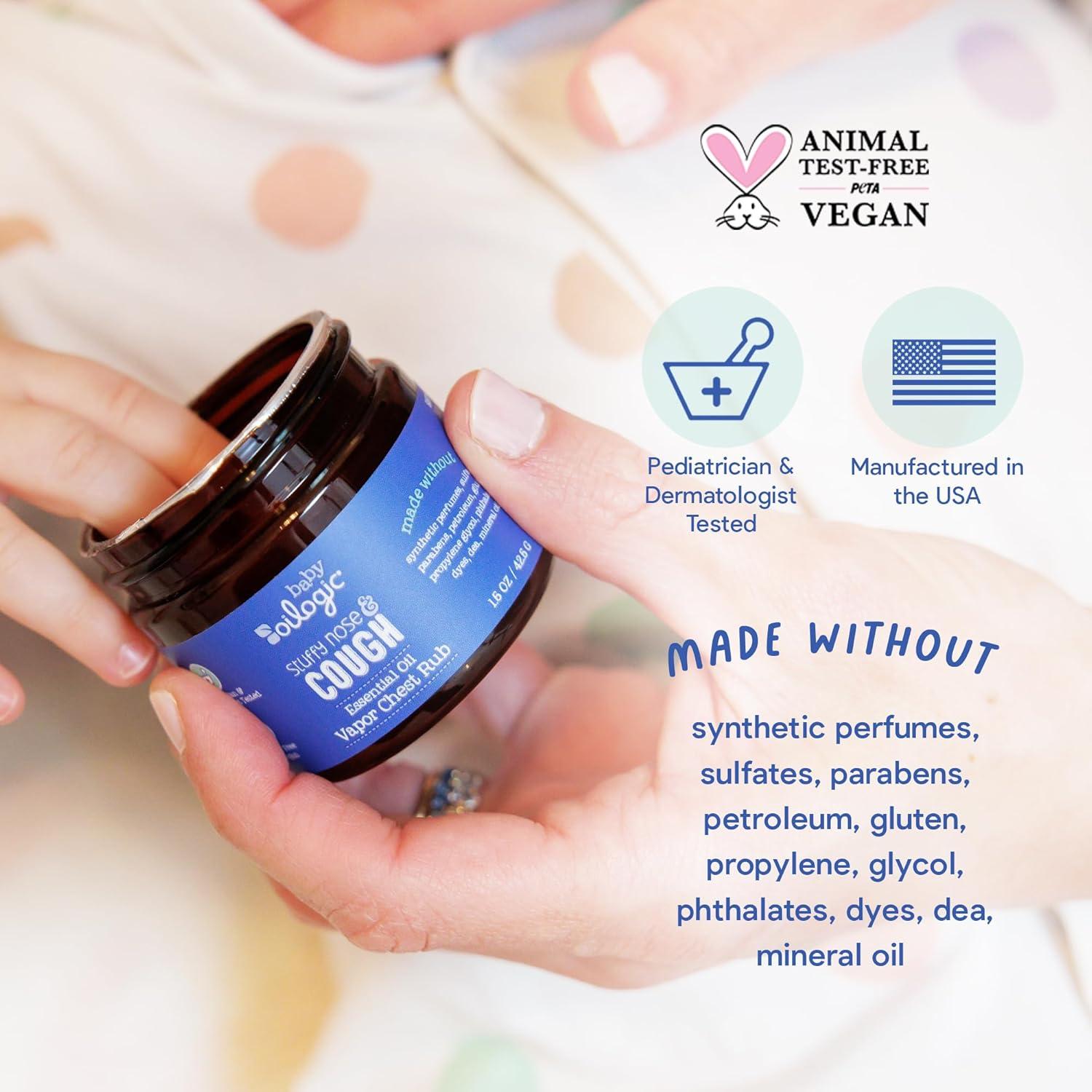 Aceite Lógico Gotas de Vapor y Ungüento para Bebés 1.5 oz