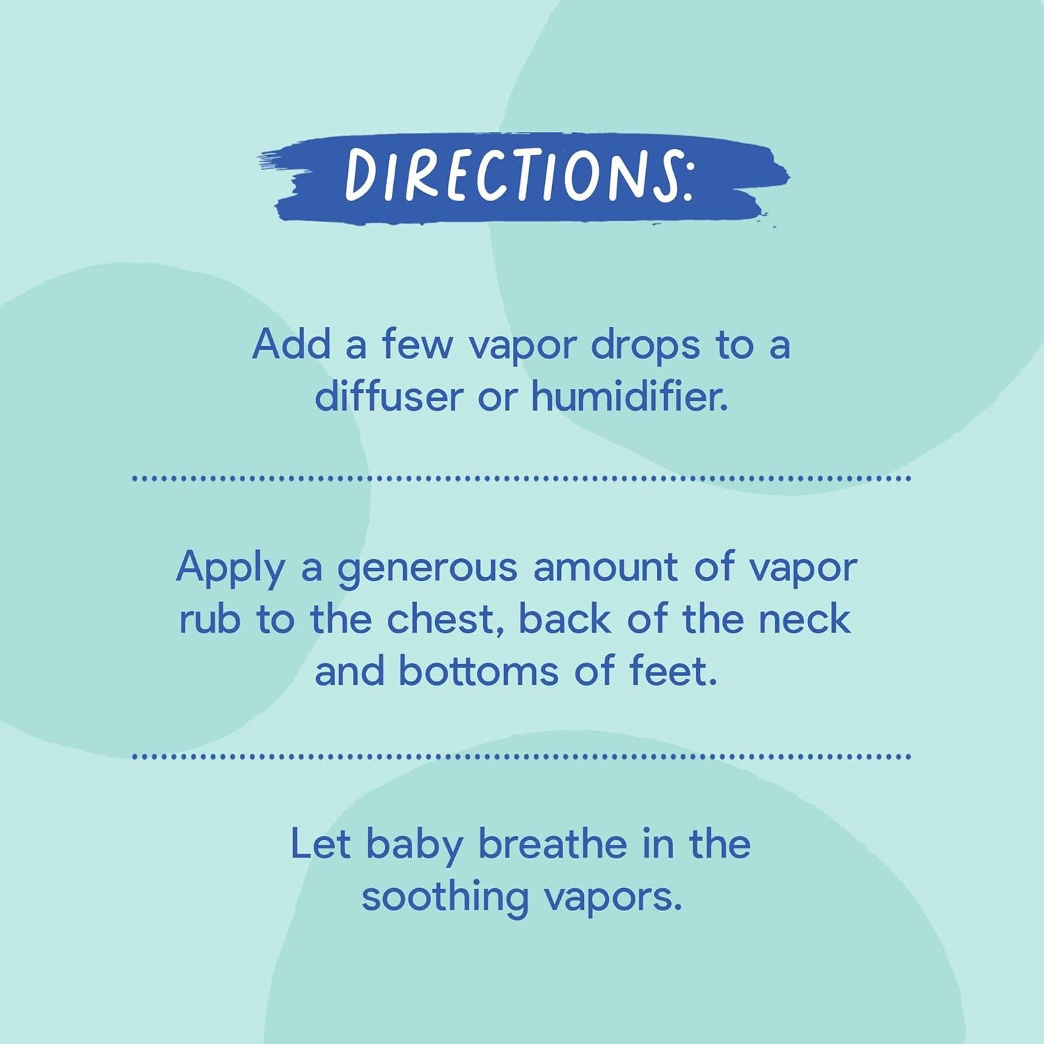 Aceite Lógico Gotas de Vapor y Ungüento para Bebés 1.5 oz