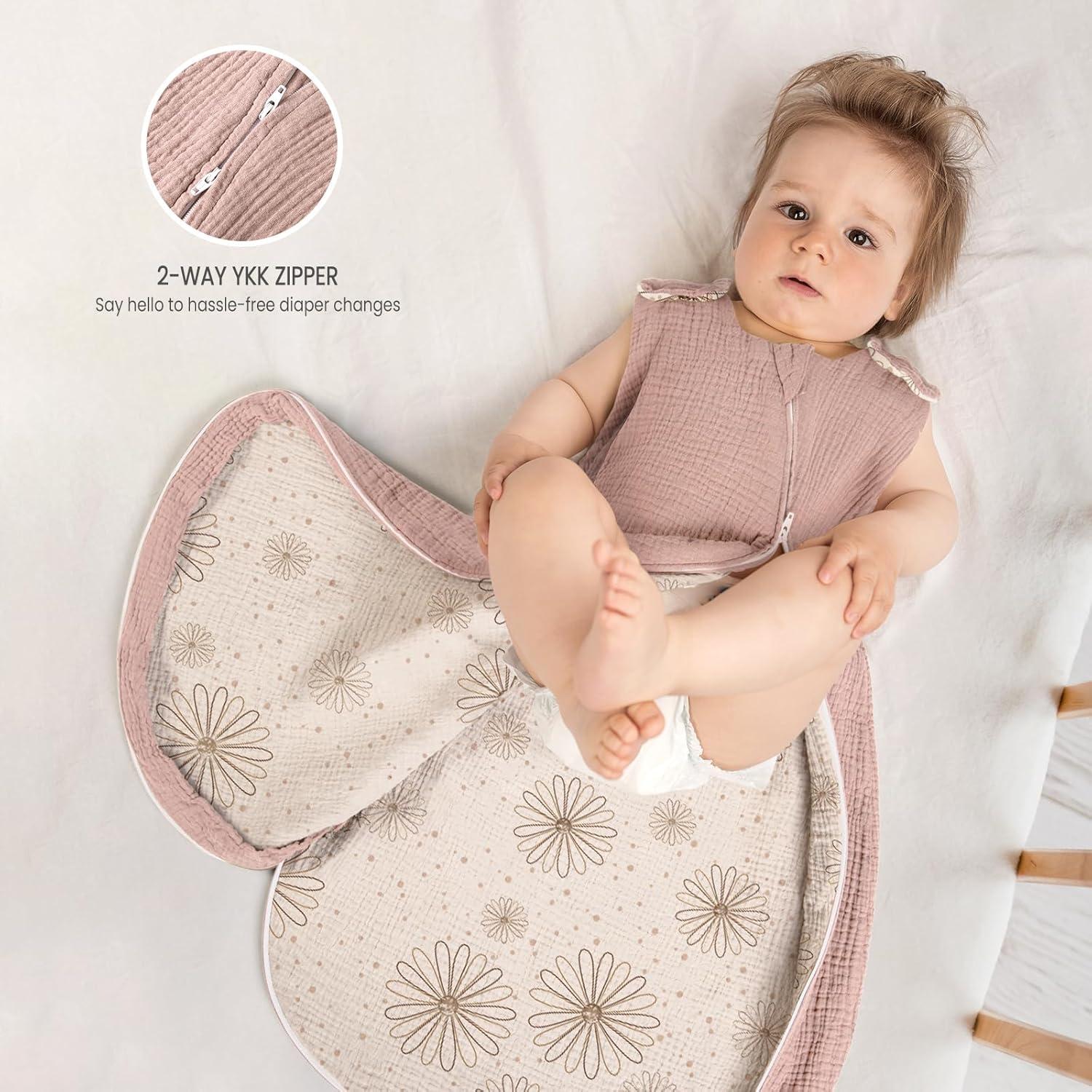 Saco de dormir Muselina Lulumoon para bebé - XS Arena Margarita