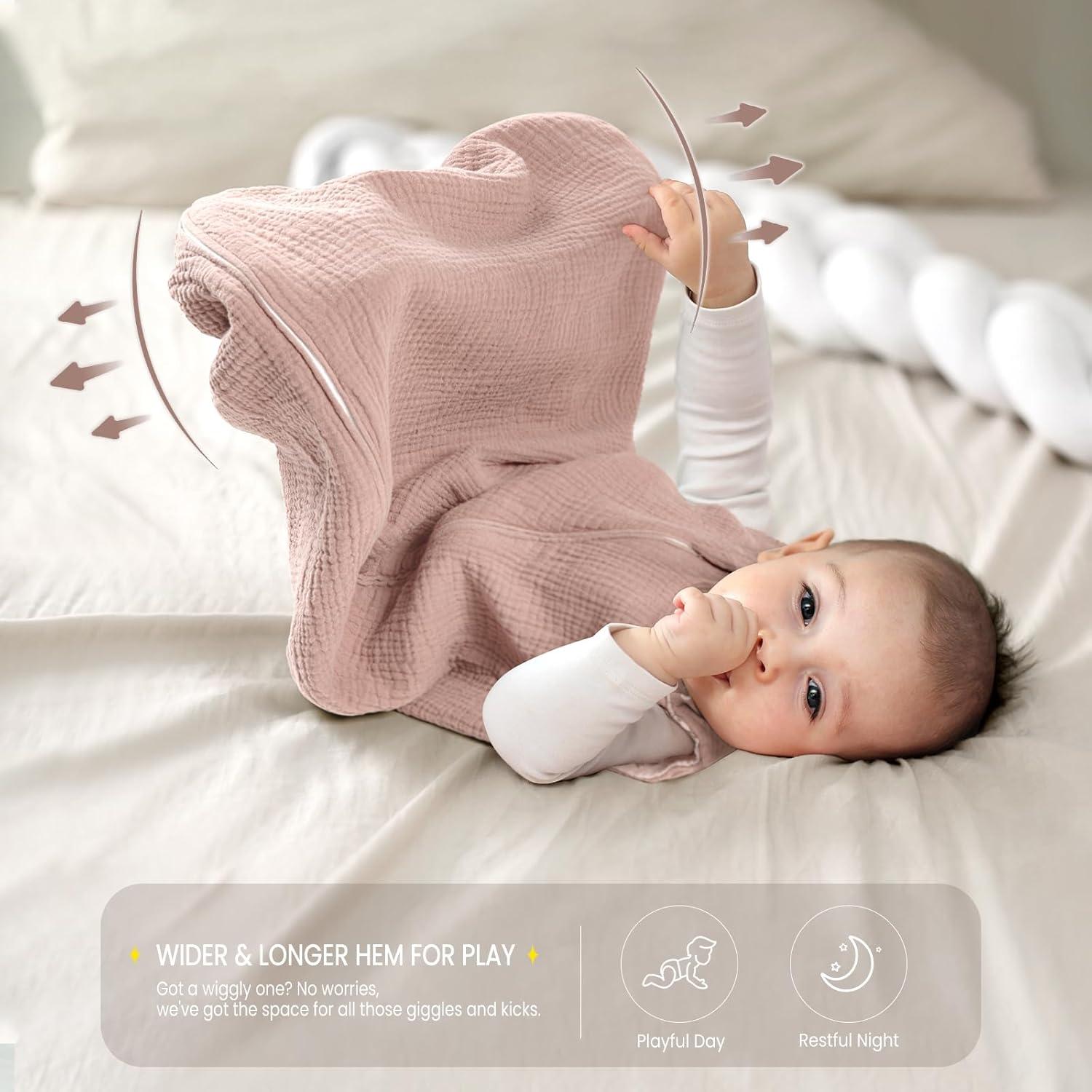 Saco de dormir Muselina Lulumoon para bebé - XS Arena Margarita