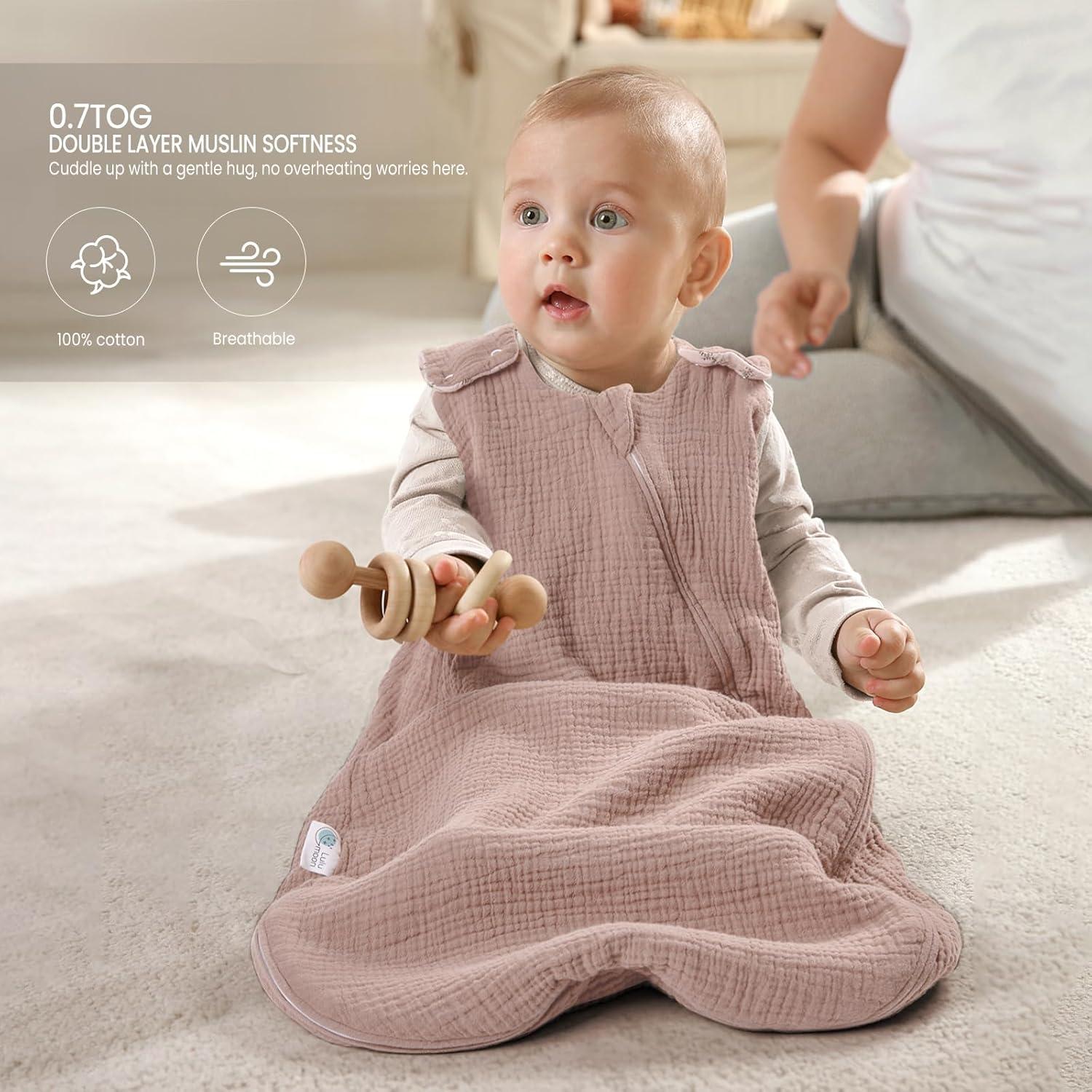 Saco de dormir Muselina Lulumoon para bebé - XS Arena Margarita