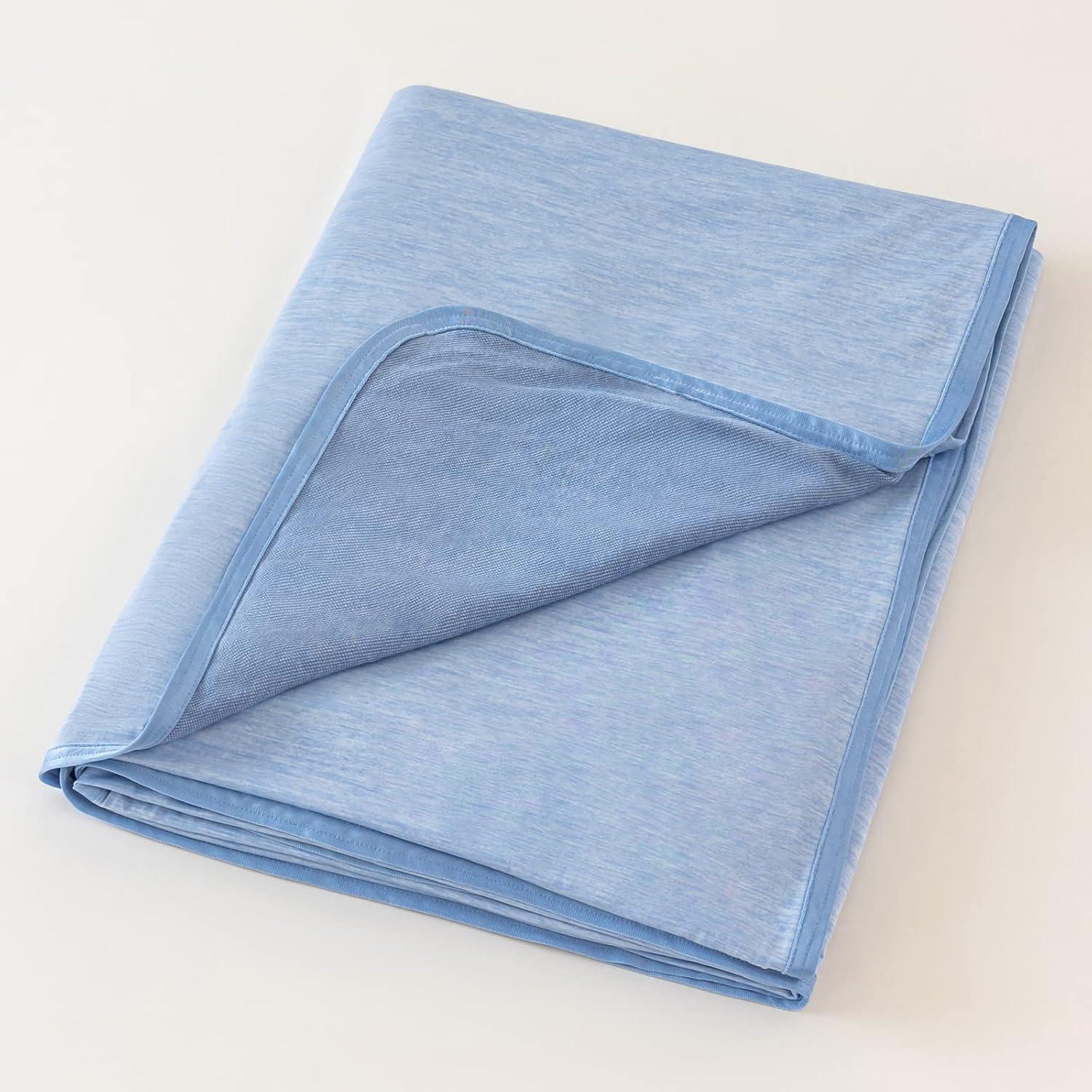 Manta Refrigerante MUKKA de Verano 127x152cm Azul Q-Max 0.4