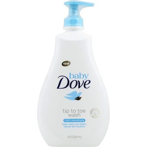 Jabón Hipoalergénico Baby Dove 20 oz Hidratación Rica Bebé