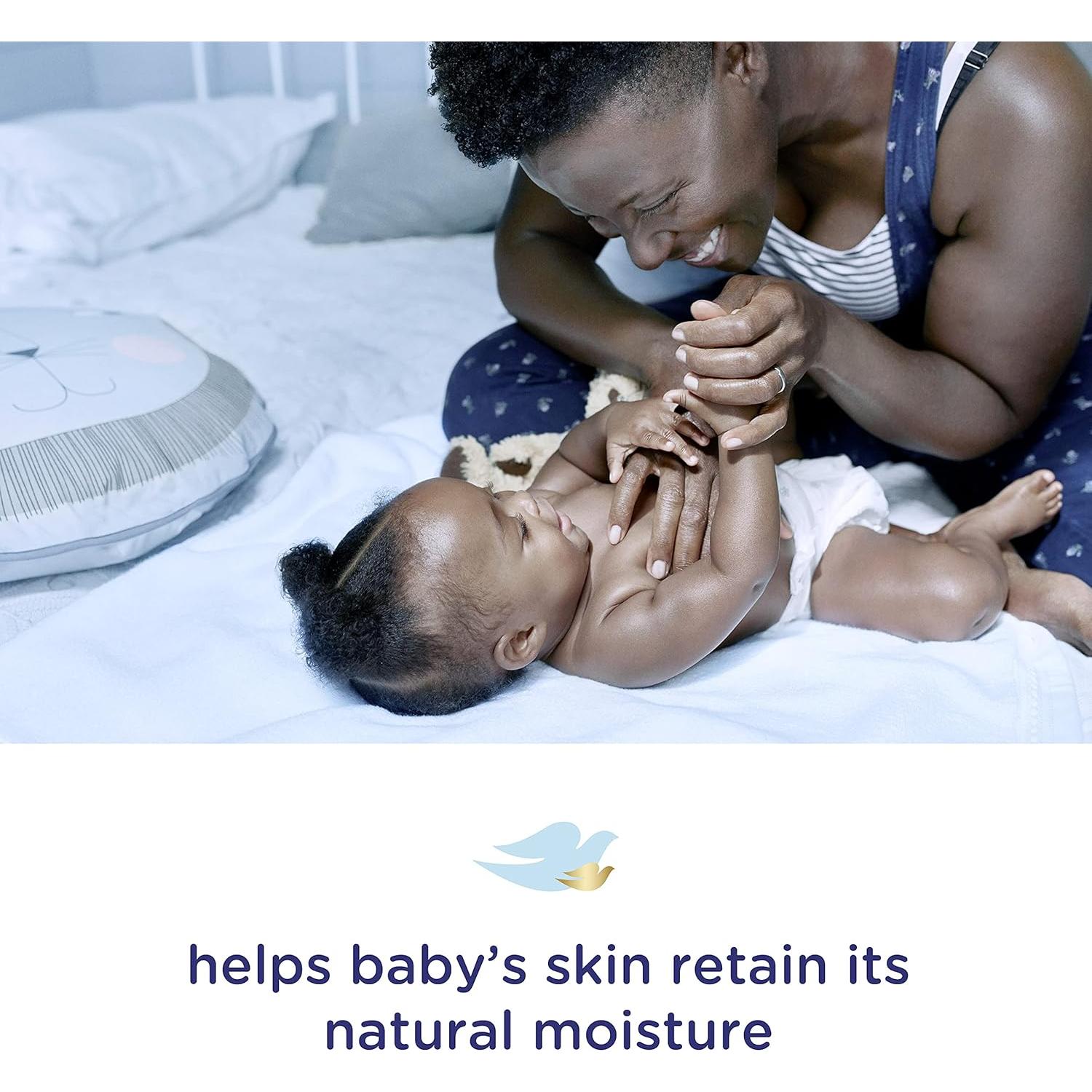 Jabón Hipoalergénico Baby Dove 20 oz Hidratación Rica Bebé