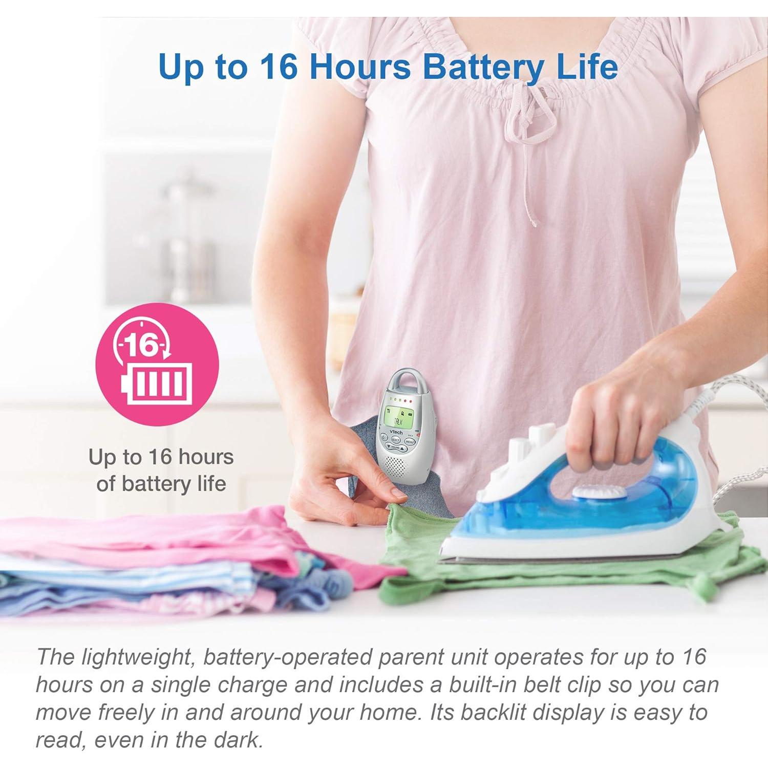 Monitor de Bebé VTech DM221 Audio Digital DECT 6.0 304.8m