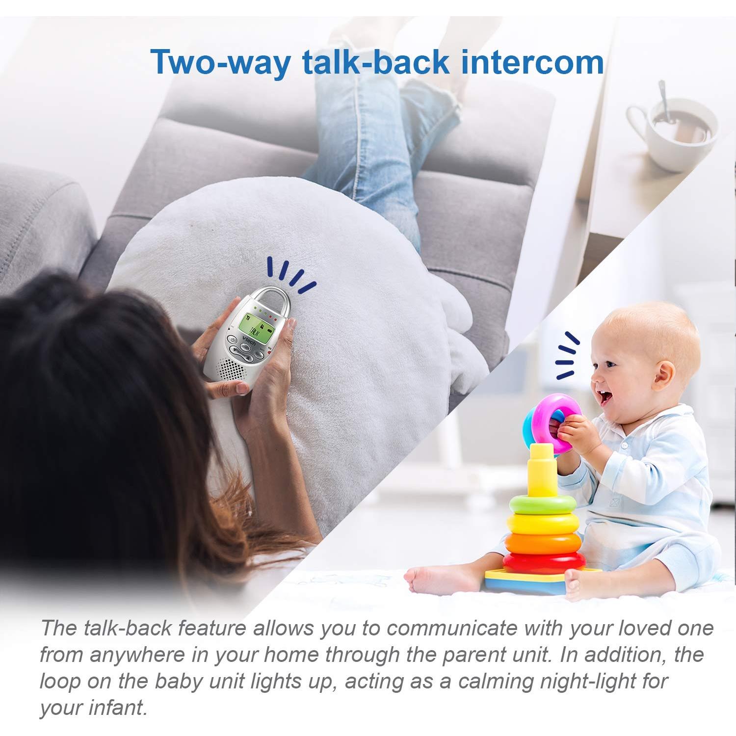 Monitor de Bebé VTech DM221 Audio Digital DECT 6.0 304.8m