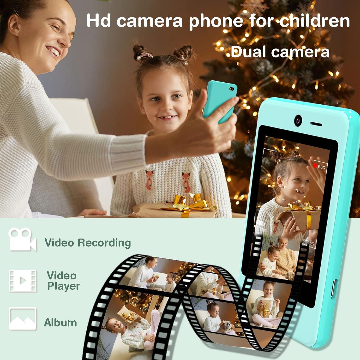 Teléfono Infantil PTHTECHUS P1 Pantalla Táctil 4" 16 Juegos