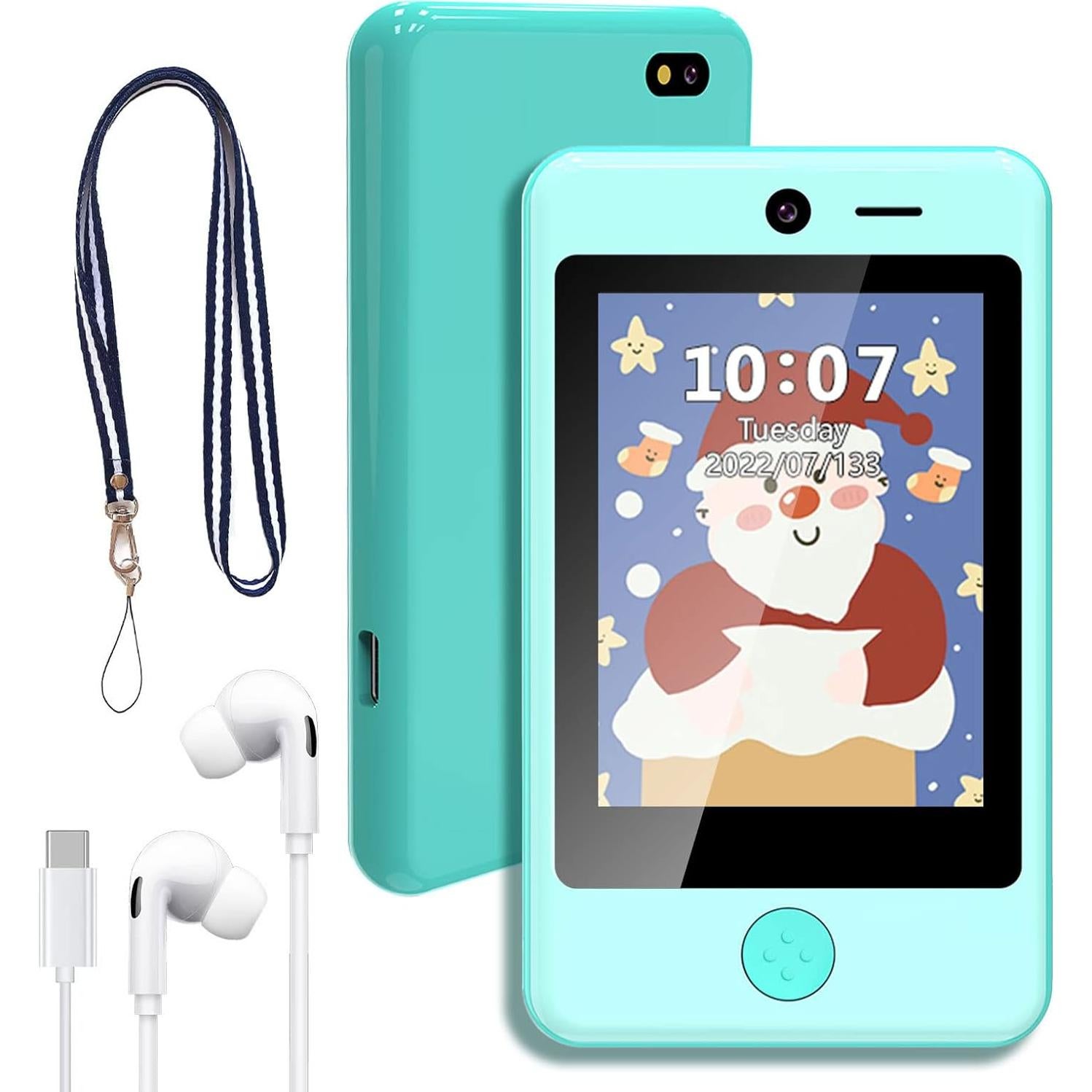 Teléfono Infantil PTHTECHUS P1 Pantalla Táctil 4" 16 Juegos