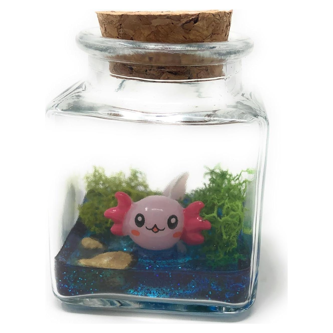 Mini Mascota Axolote con Certificado de Adopción - Fish Belli