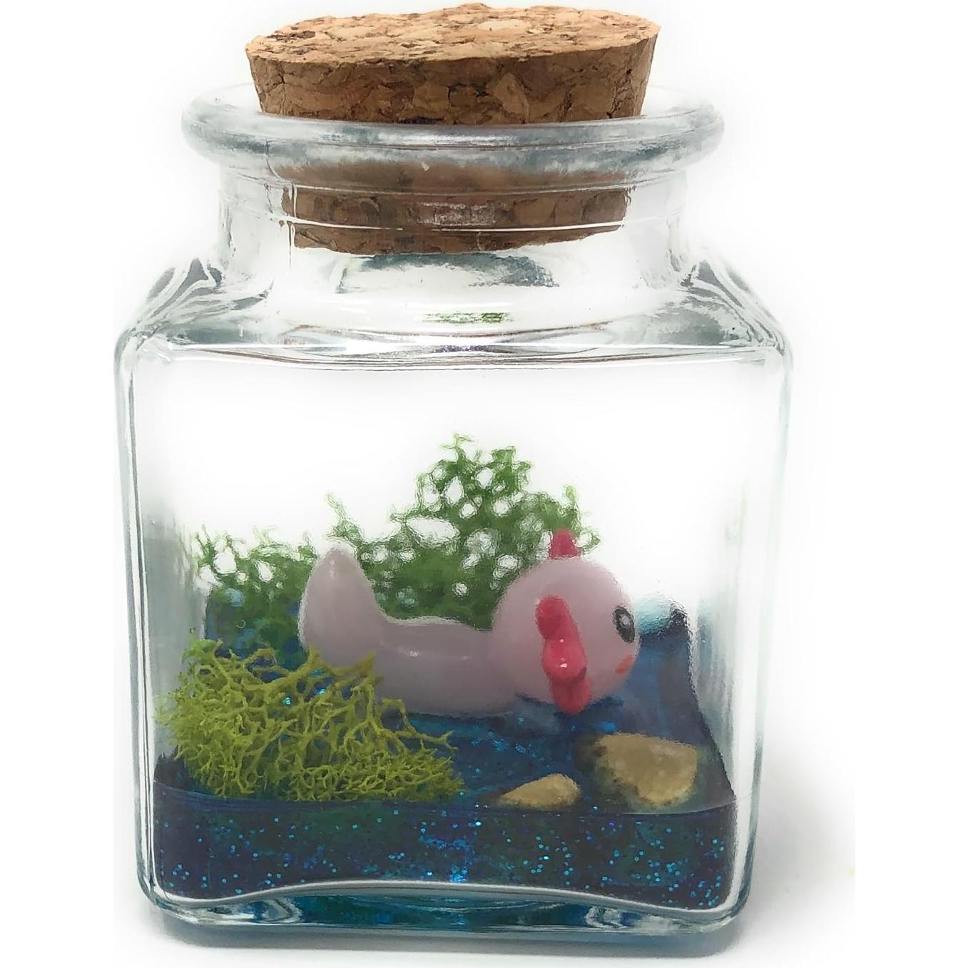 Mini Mascota Axolote con Certificado de Adopción - Fish Belli