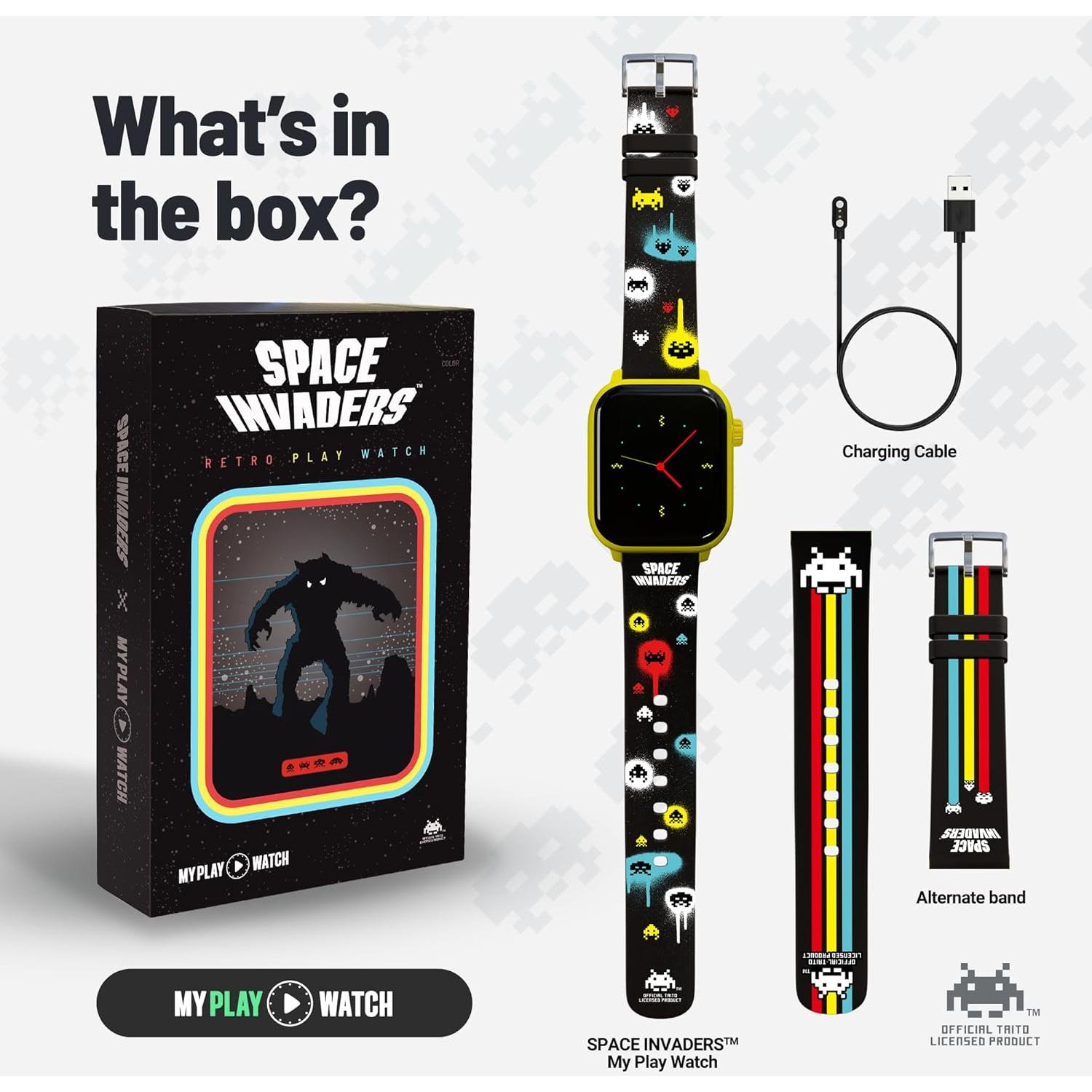 Reloj Inteligente My Play Watch Space Invaders Rojo IP67