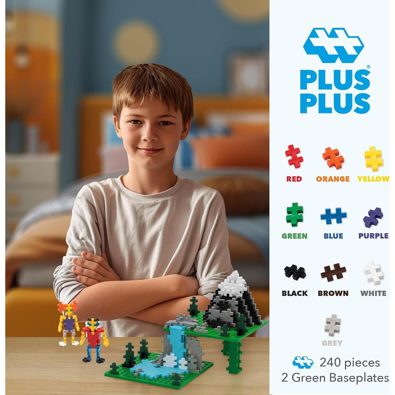 Plus-Plus 240 Piezas Bloques de Construcción STEM para Niños