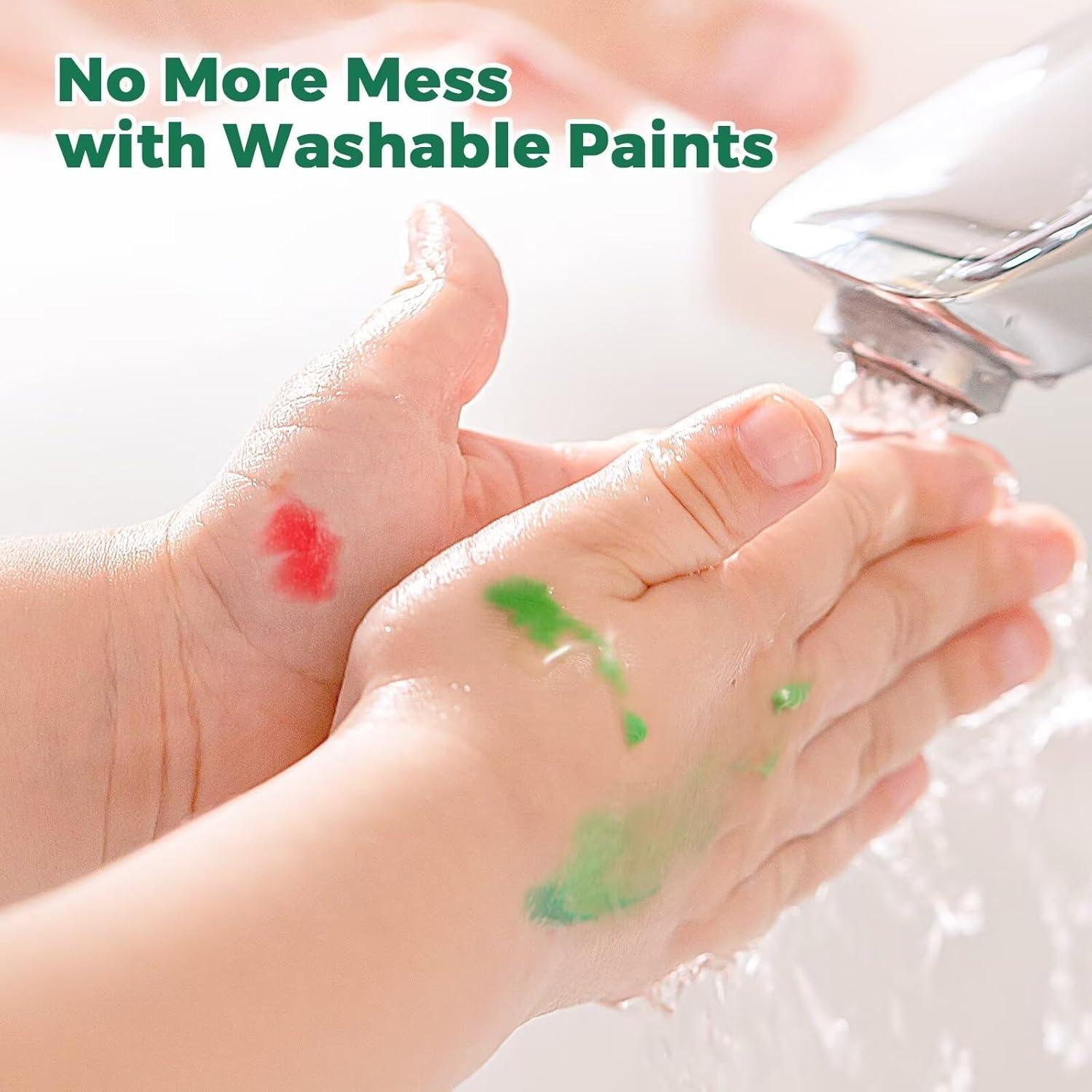 Pinturas de Dedos Aromáticas Jar Melo 12 Colores 60 ml