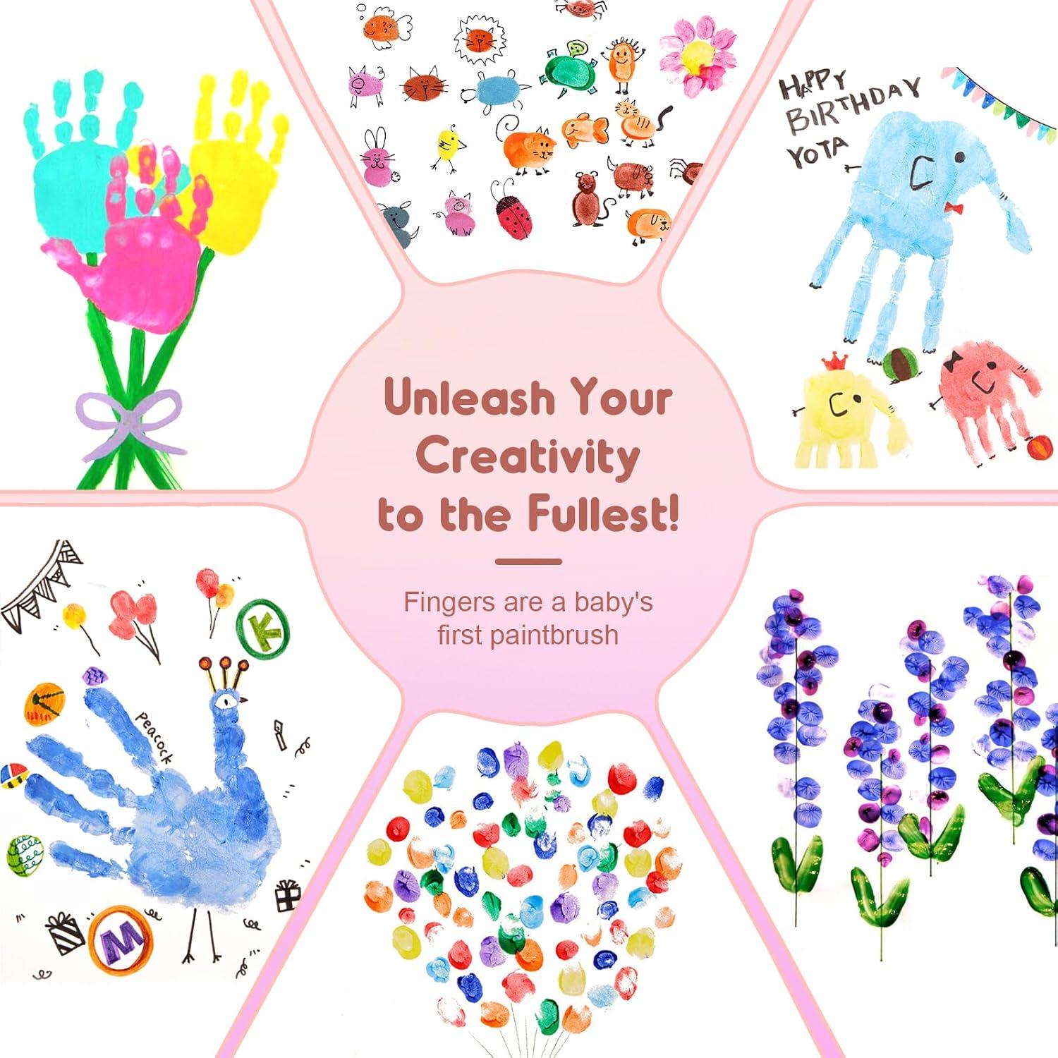 Pinturas de Dedos Aromáticas Jar Melo 12 Colores 60 ml