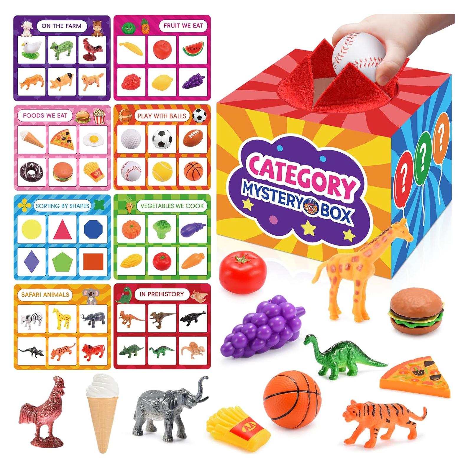 Juguetes Sensoriales Montessori Toyze 58 Piezas para Niños 2-6 Años