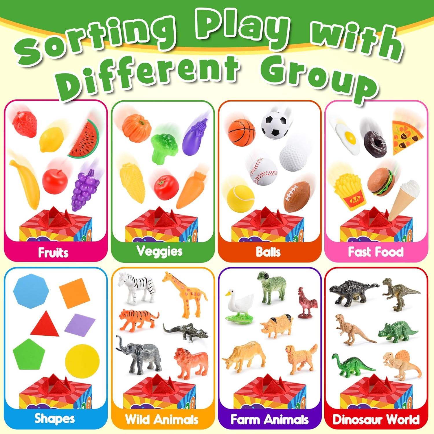 Juguetes Sensoriales Montessori Toyze 58 Piezas para Niños 2-6 Años