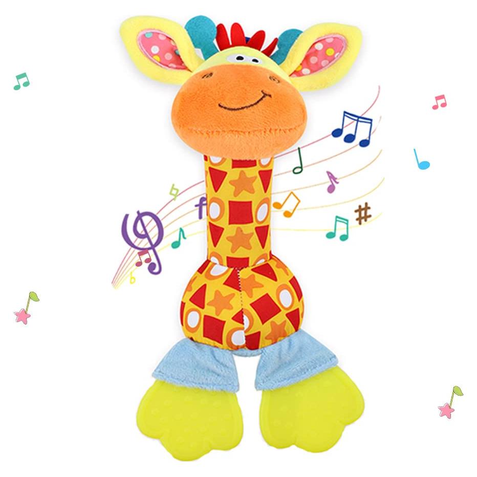 Sonajero de Jirafa YOYIKER para Bebés 0-12 Meses - Juguete Sensorial