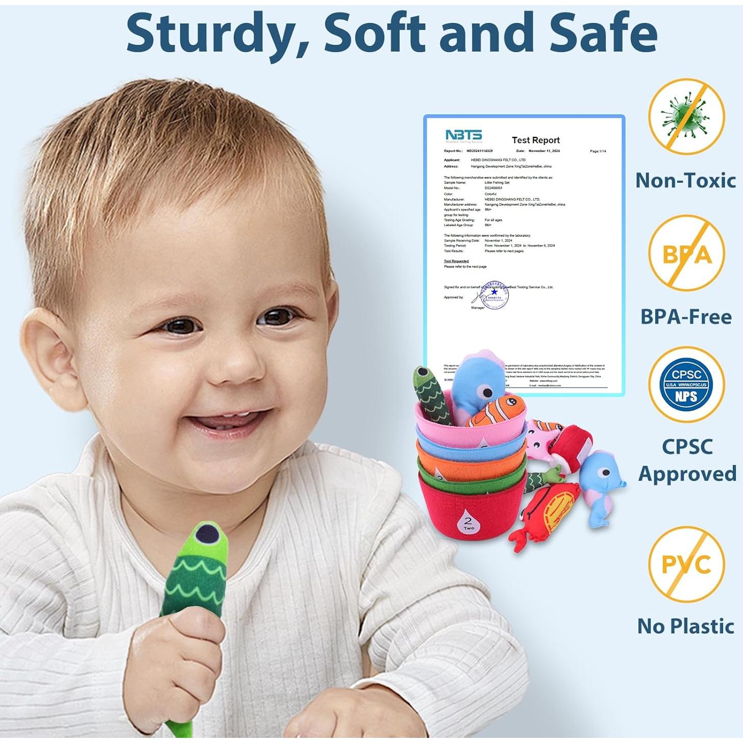 Juguete Montessori de Pesca para Niños 1-3 Años - 22 Piezas