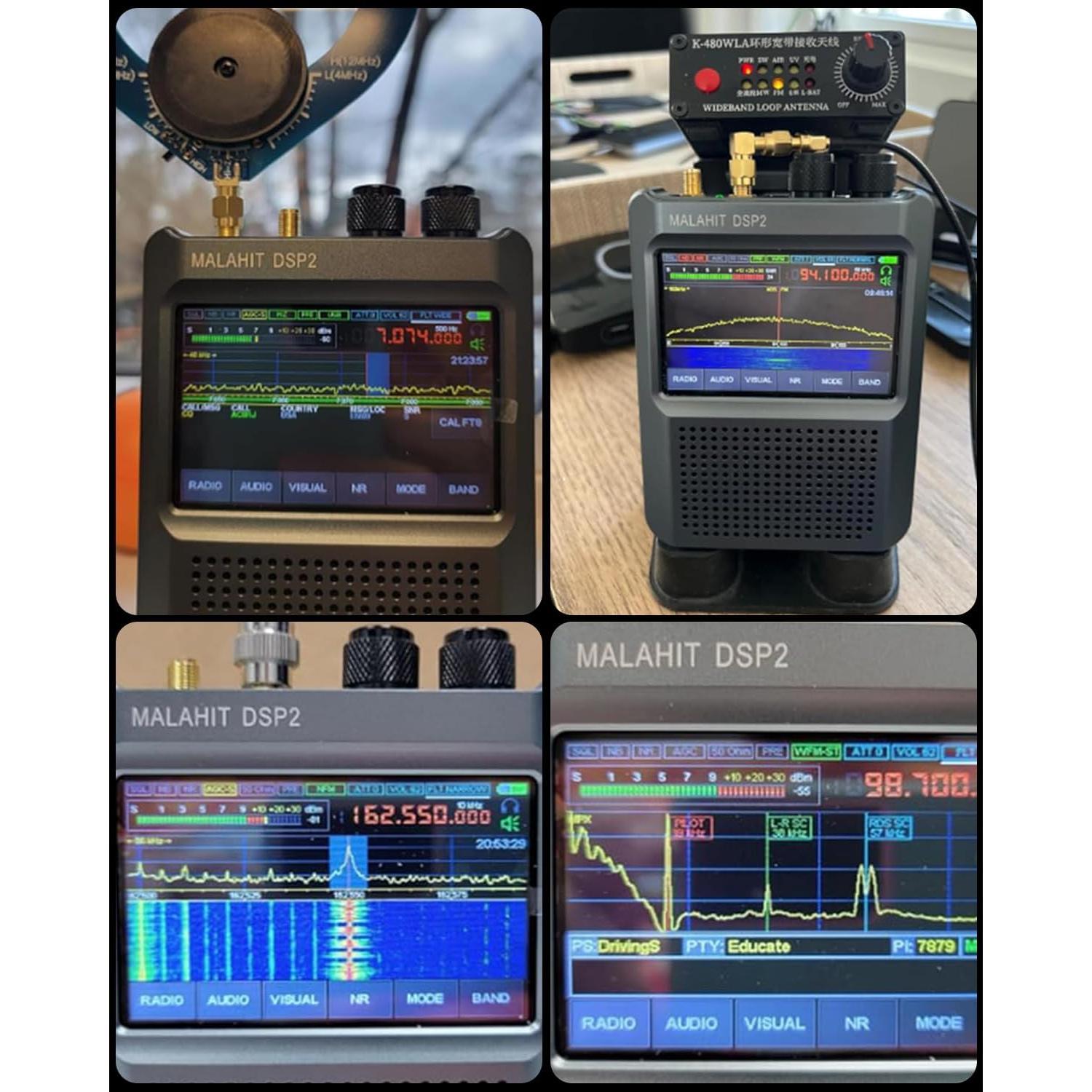 Receptor de Radio SDR GOOZEEZOO Malachita DSP2 10kHz-2GHz