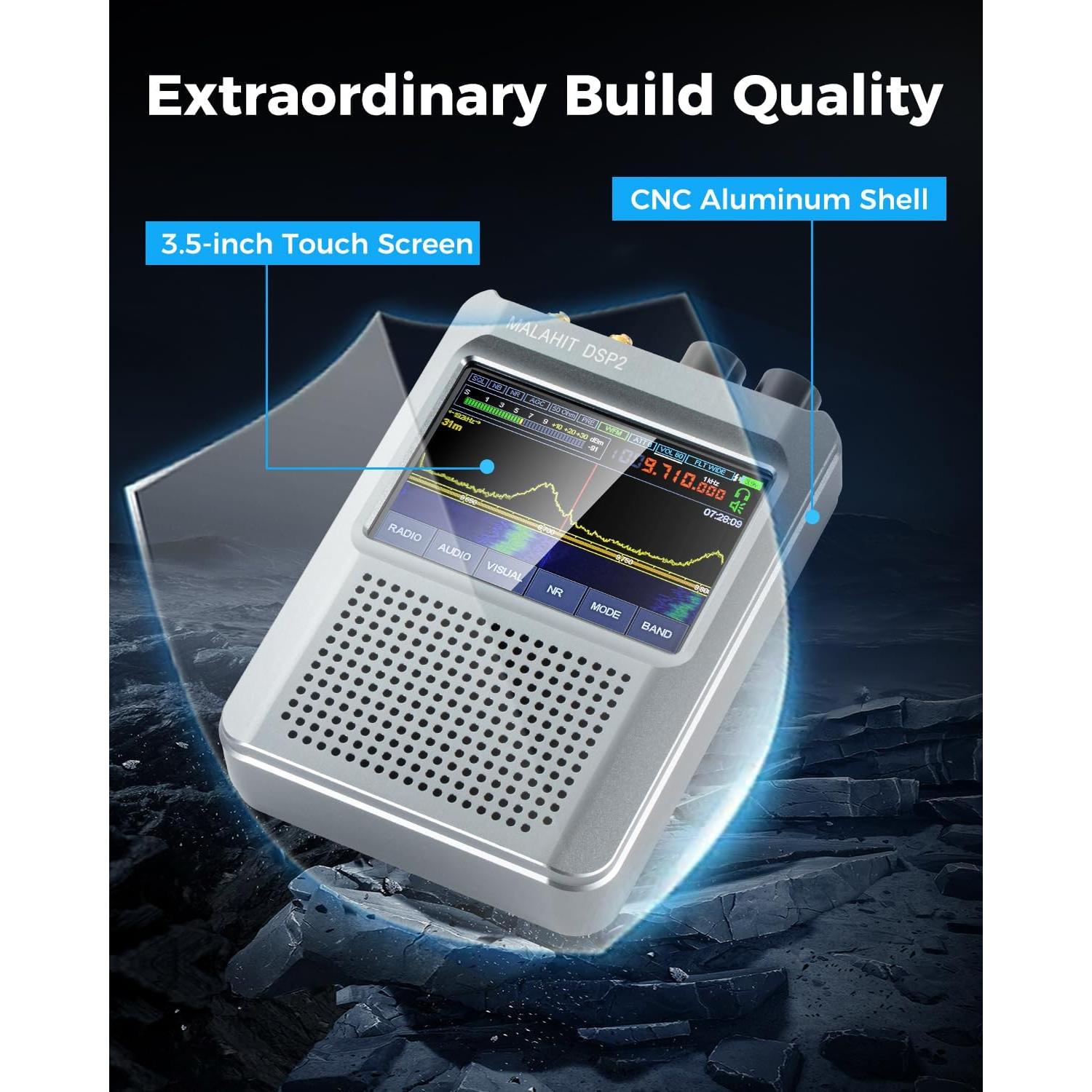 Receptor de Radio SDR GOOZEEZOO Malachita DSP2 10kHz-2GHz