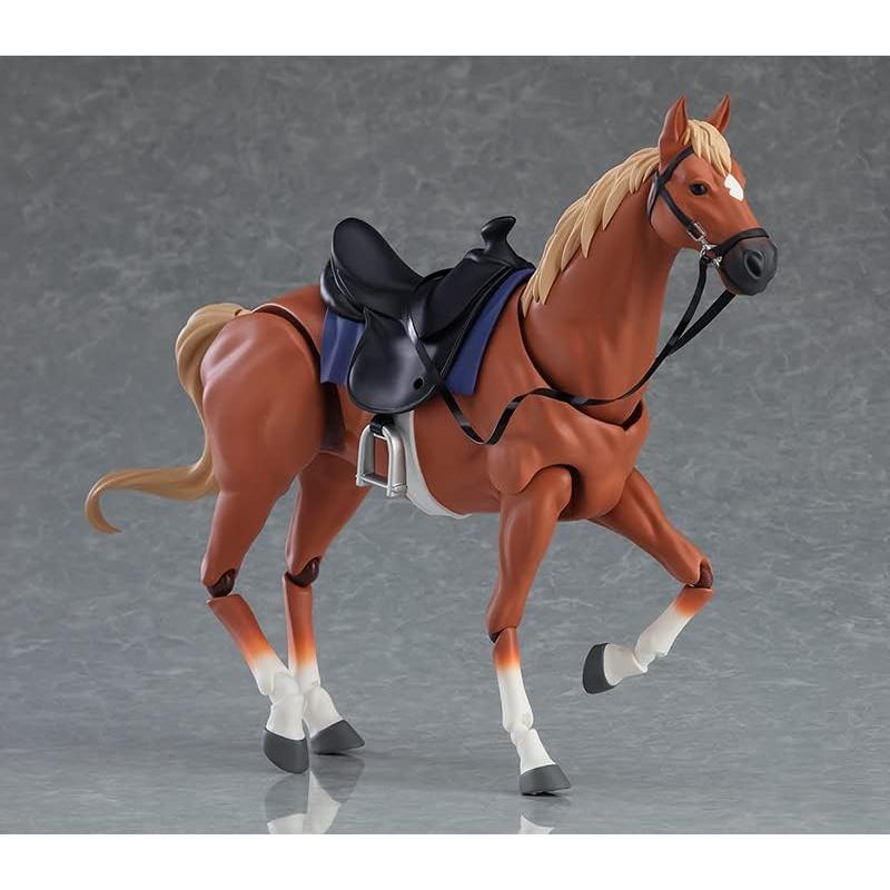 Figura de Acción Max Factory Figma Caballo Ver.2 Lana Castaña 10cm