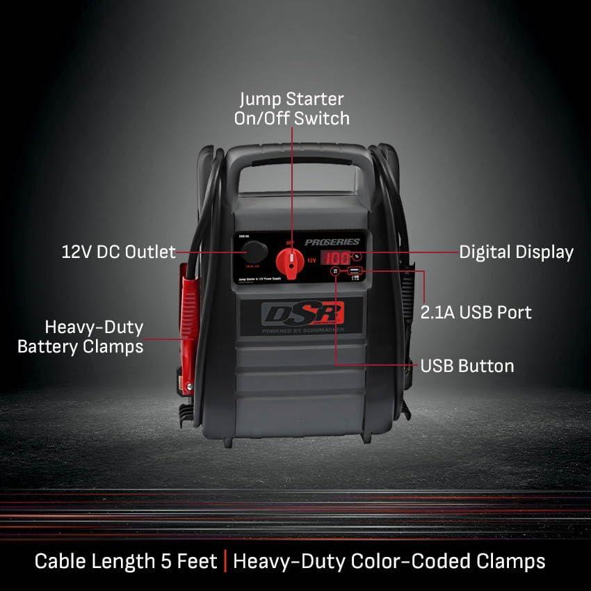 Arrancador de Batería Schumacher DSR ProSeries 4400A 12V/24V